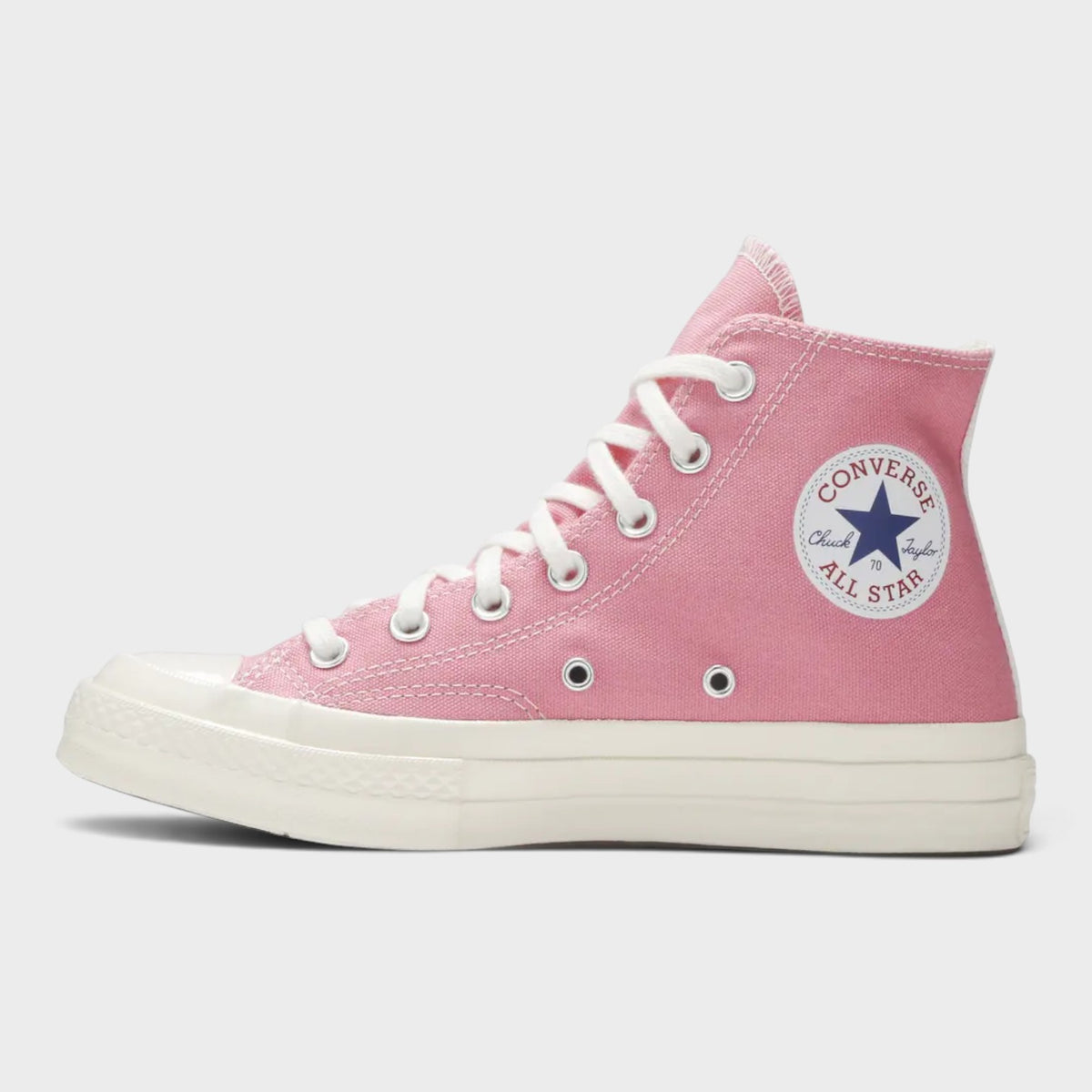 Chuck Taylor All Star 70 Hi Comme des Garcons PLAY Bright Pink