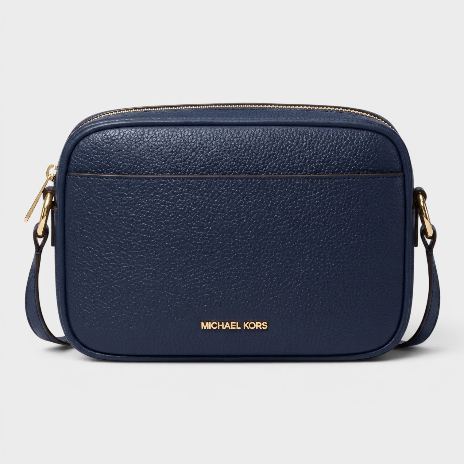 Jet Set Travel Leather Camera Bag Navy