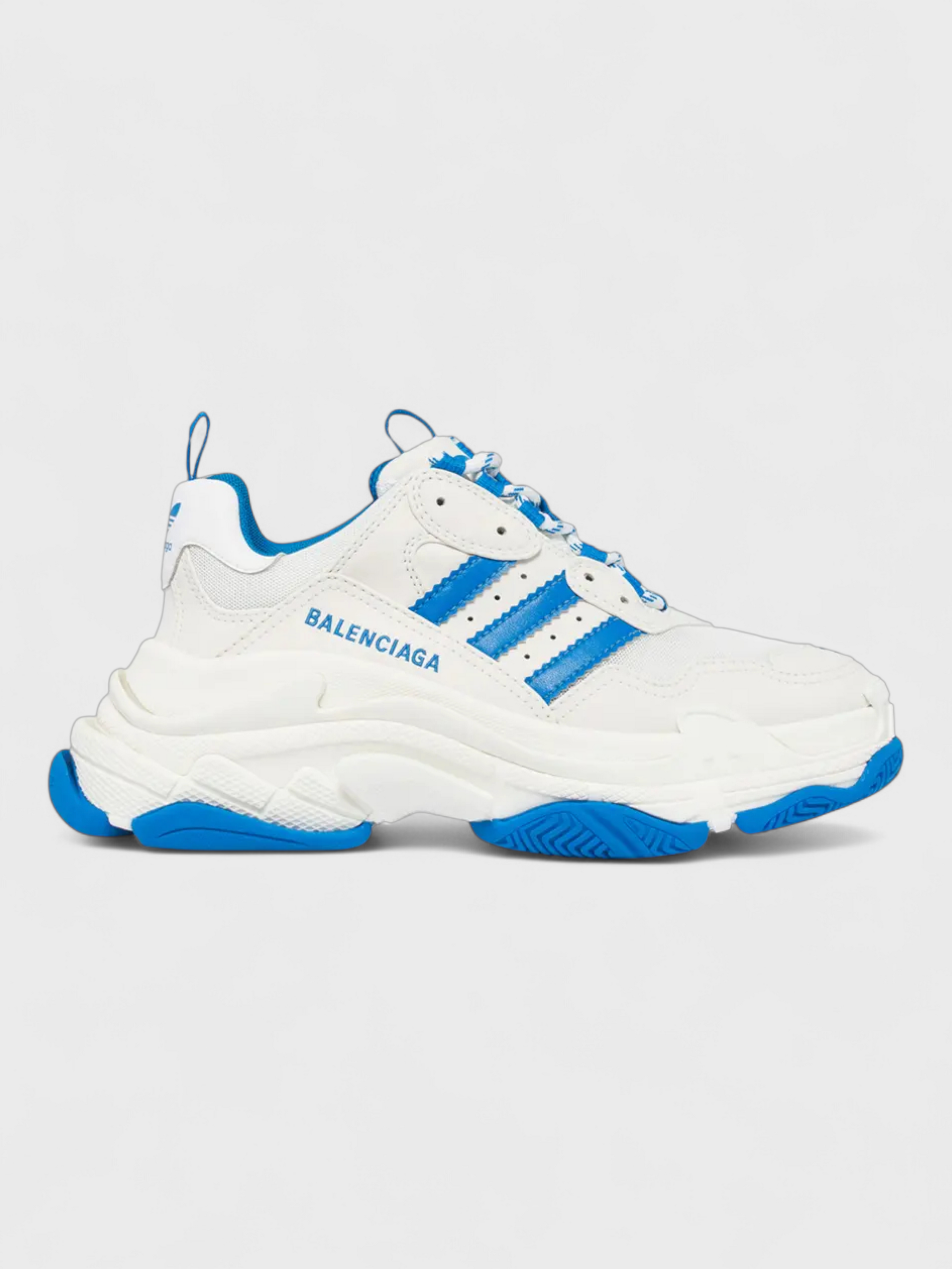 Adidas x Balenciaga Triple S Sneaker White Blue