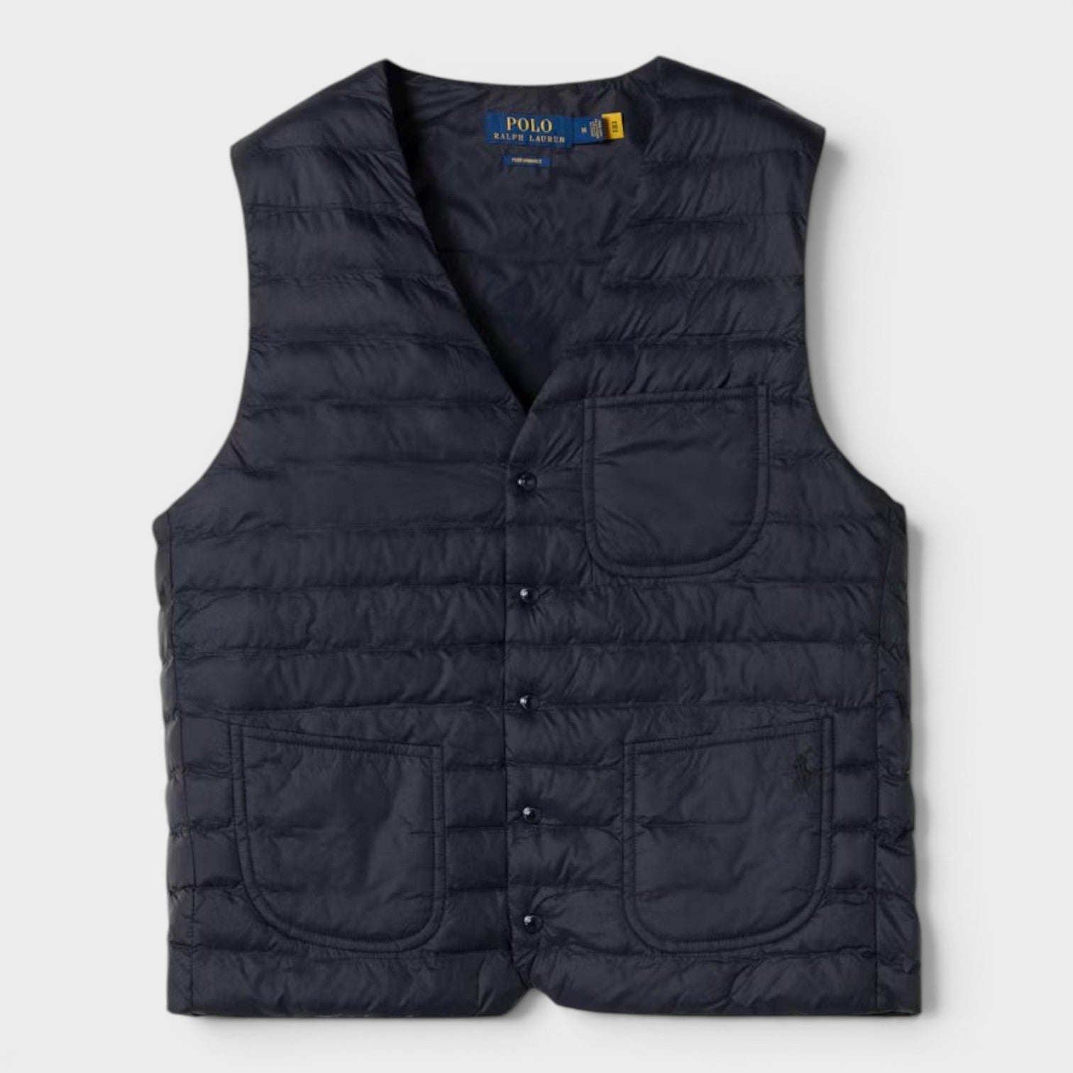 Polo Quilted Padded Gilet Jacket Navy