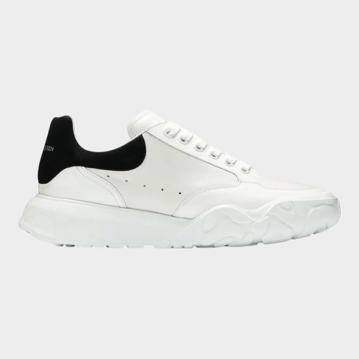 Oversized Court Trainer White Black