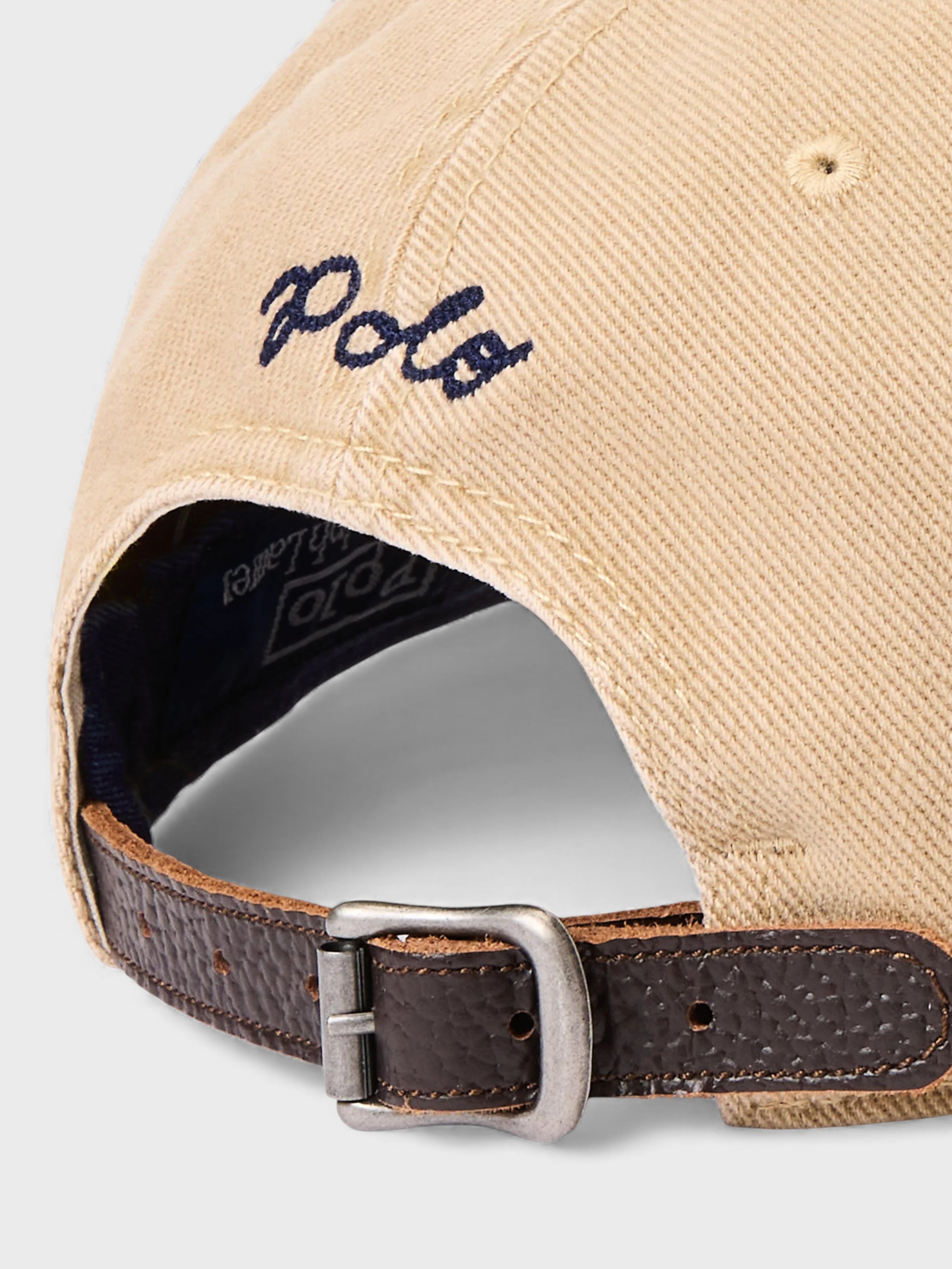 Polo Ralph Lauren Appliquéd Twill Ball Cap Café Tan