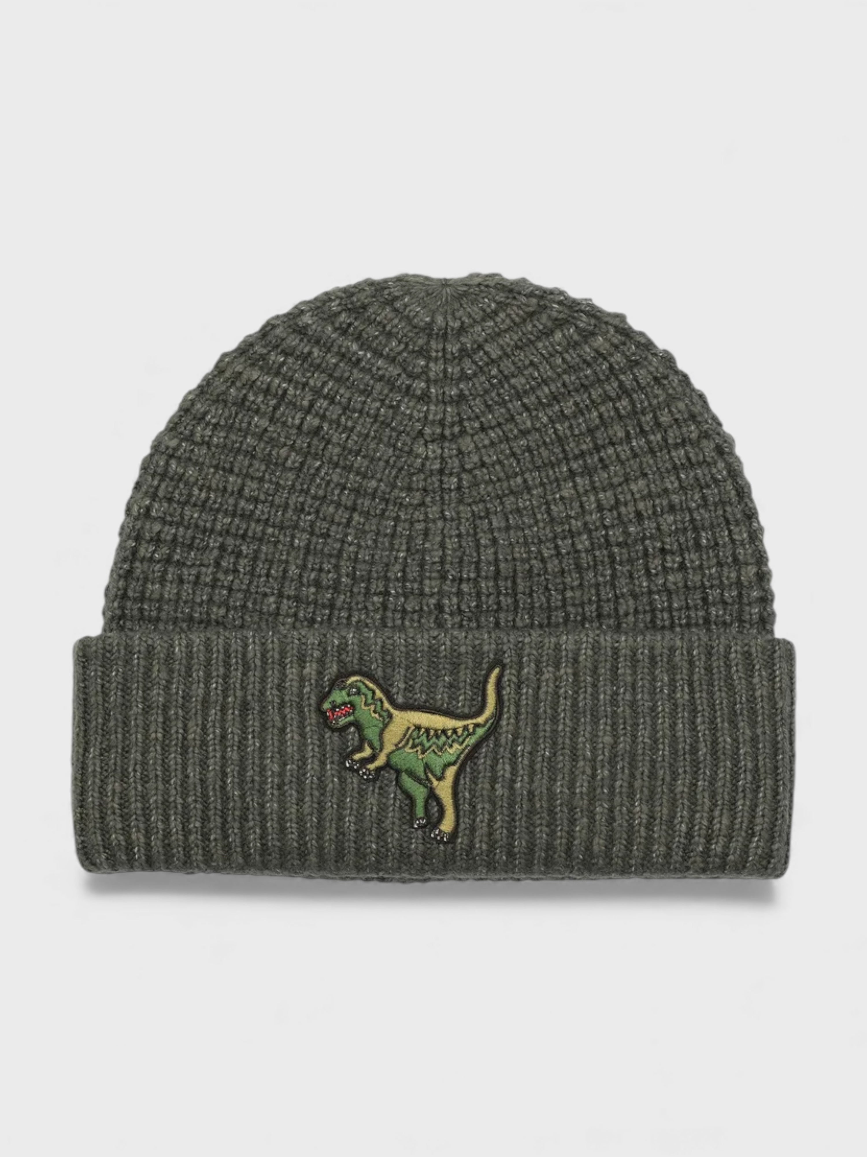 Coach Rexy Patch Thermal Beanie Charcoal