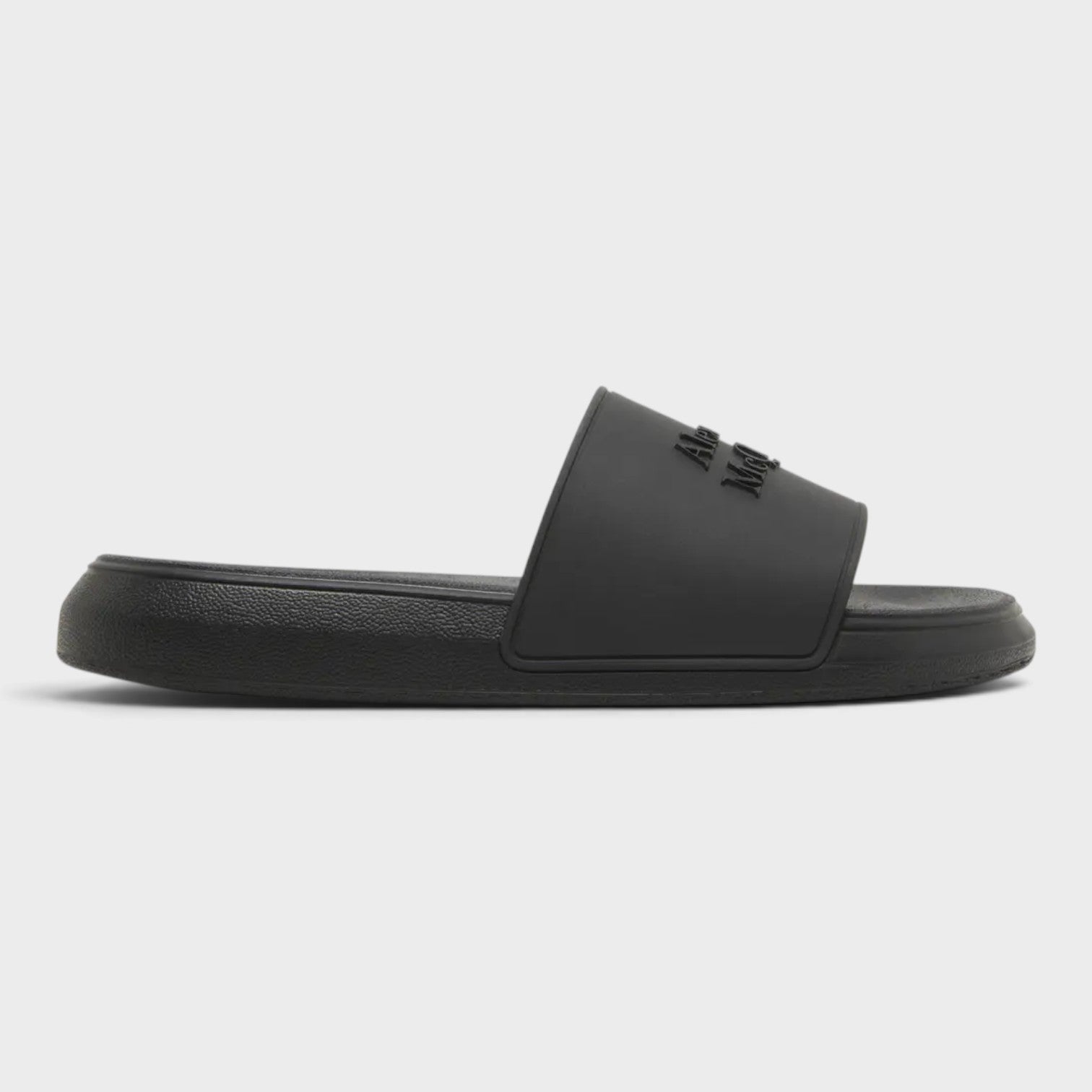 Logo Pool Slides Black