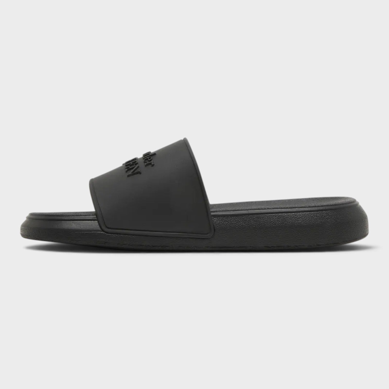 Logo Pool Slides Black