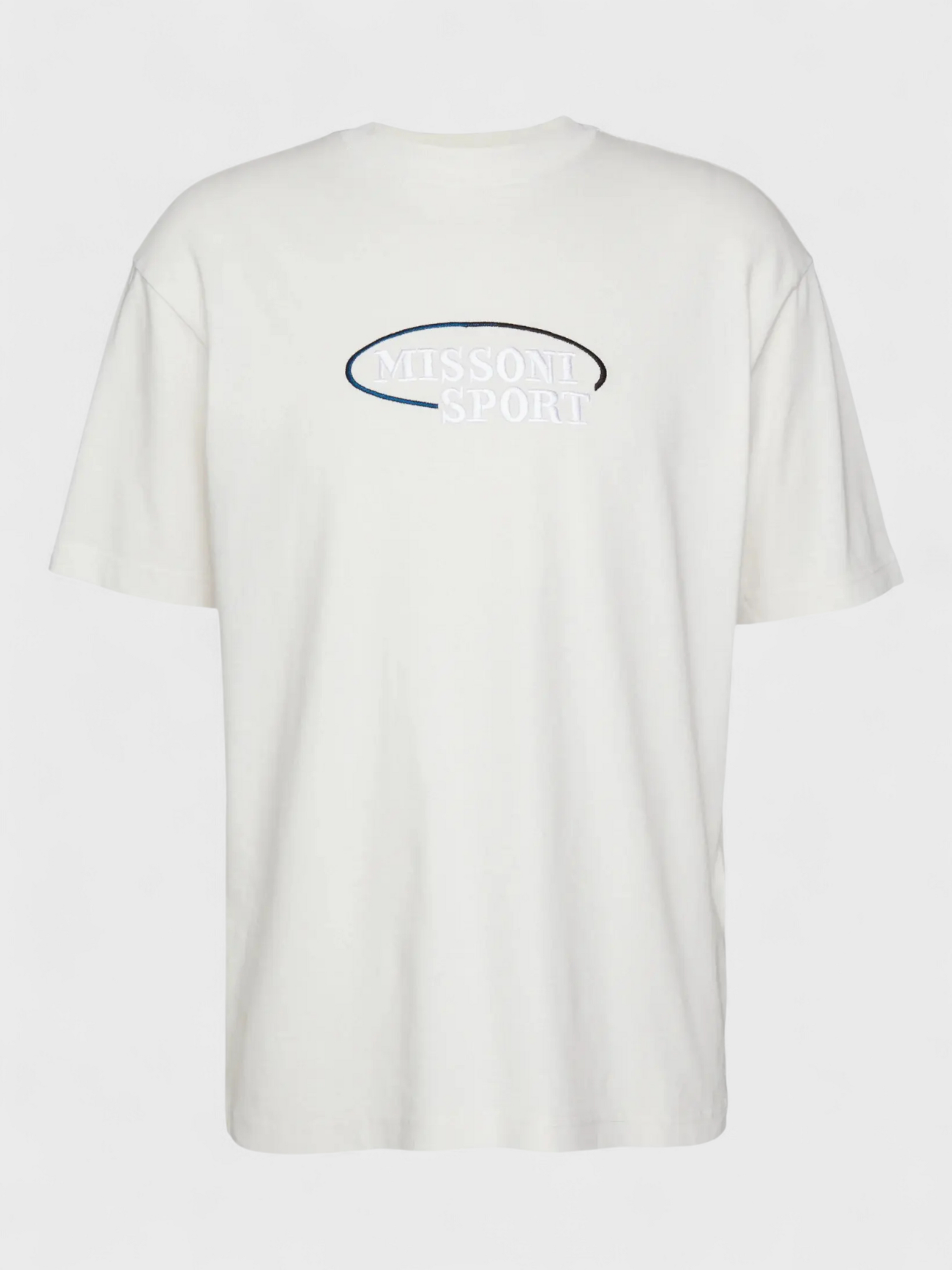 Missoni Logo Crew Neck T-Shirt White