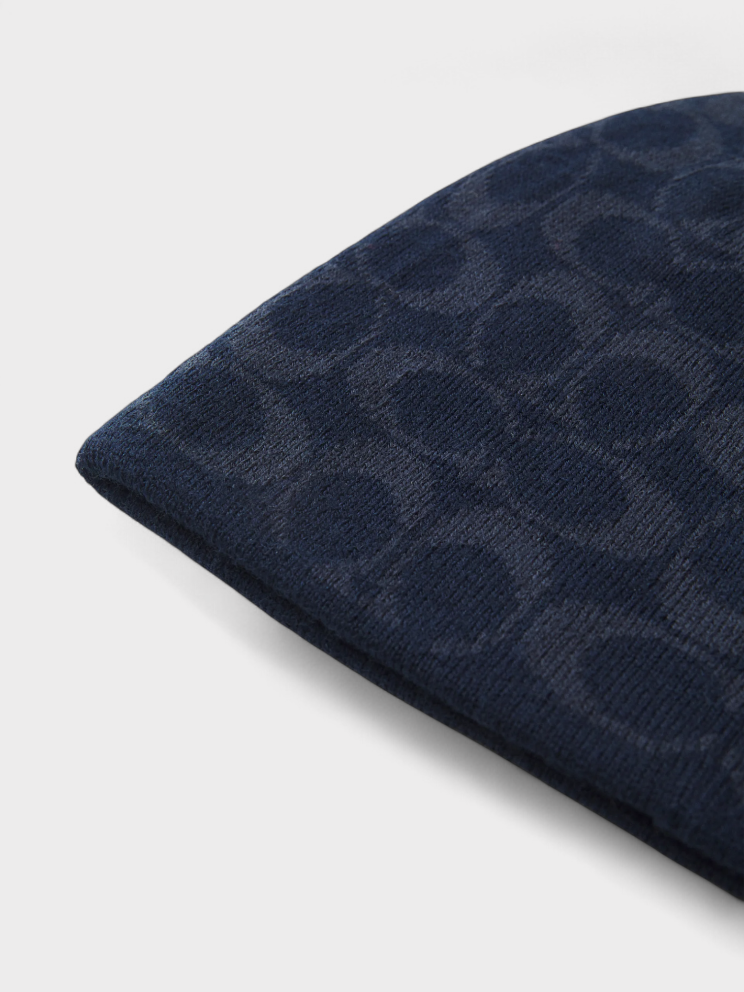 Coach Reversible Signature Beanie Navy