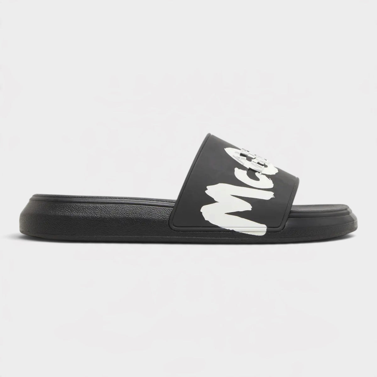 Rubber Pool Slide Graffiti Black White