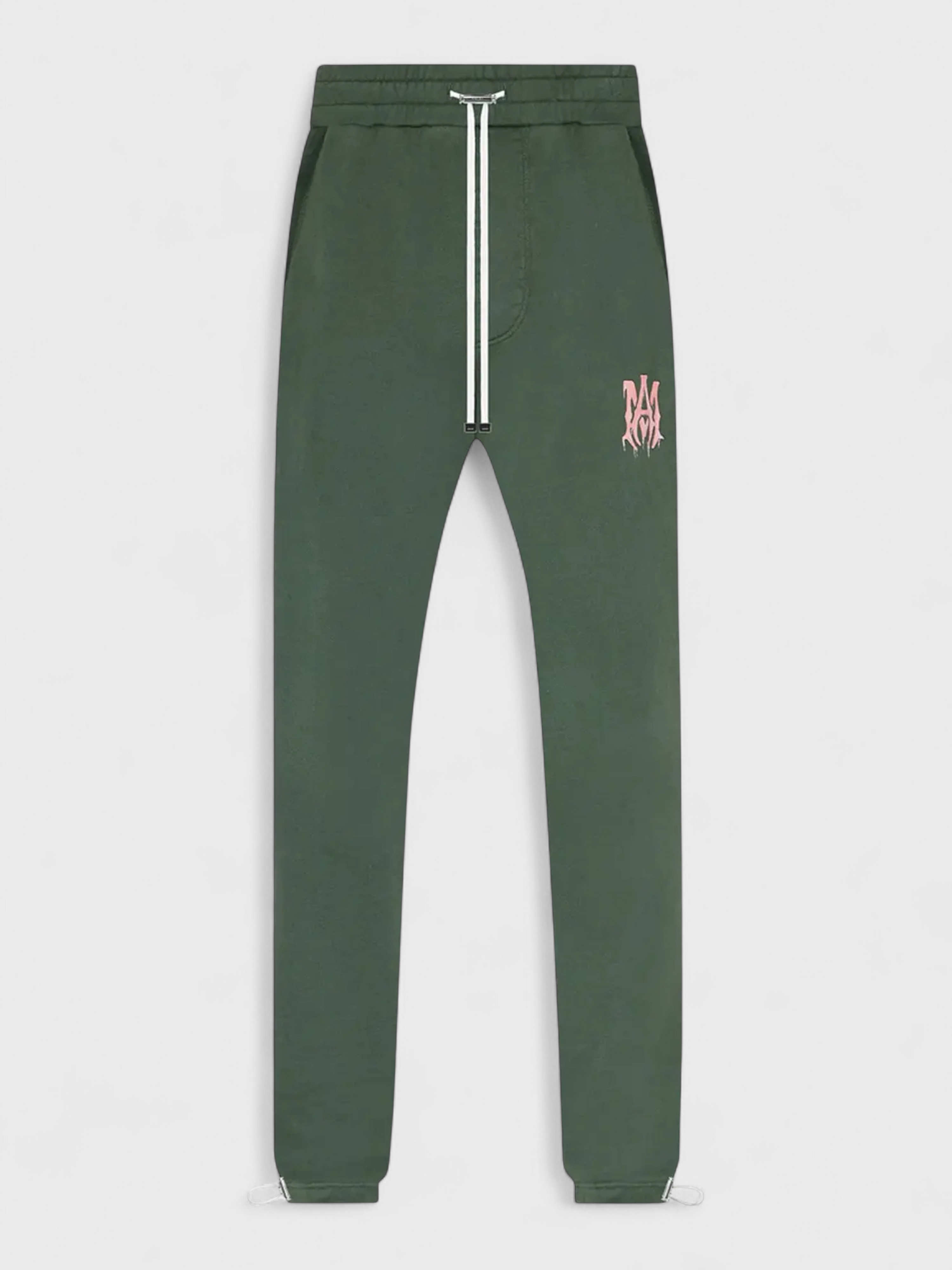 Amiri Watercolour MA Sweatpant Green Peach