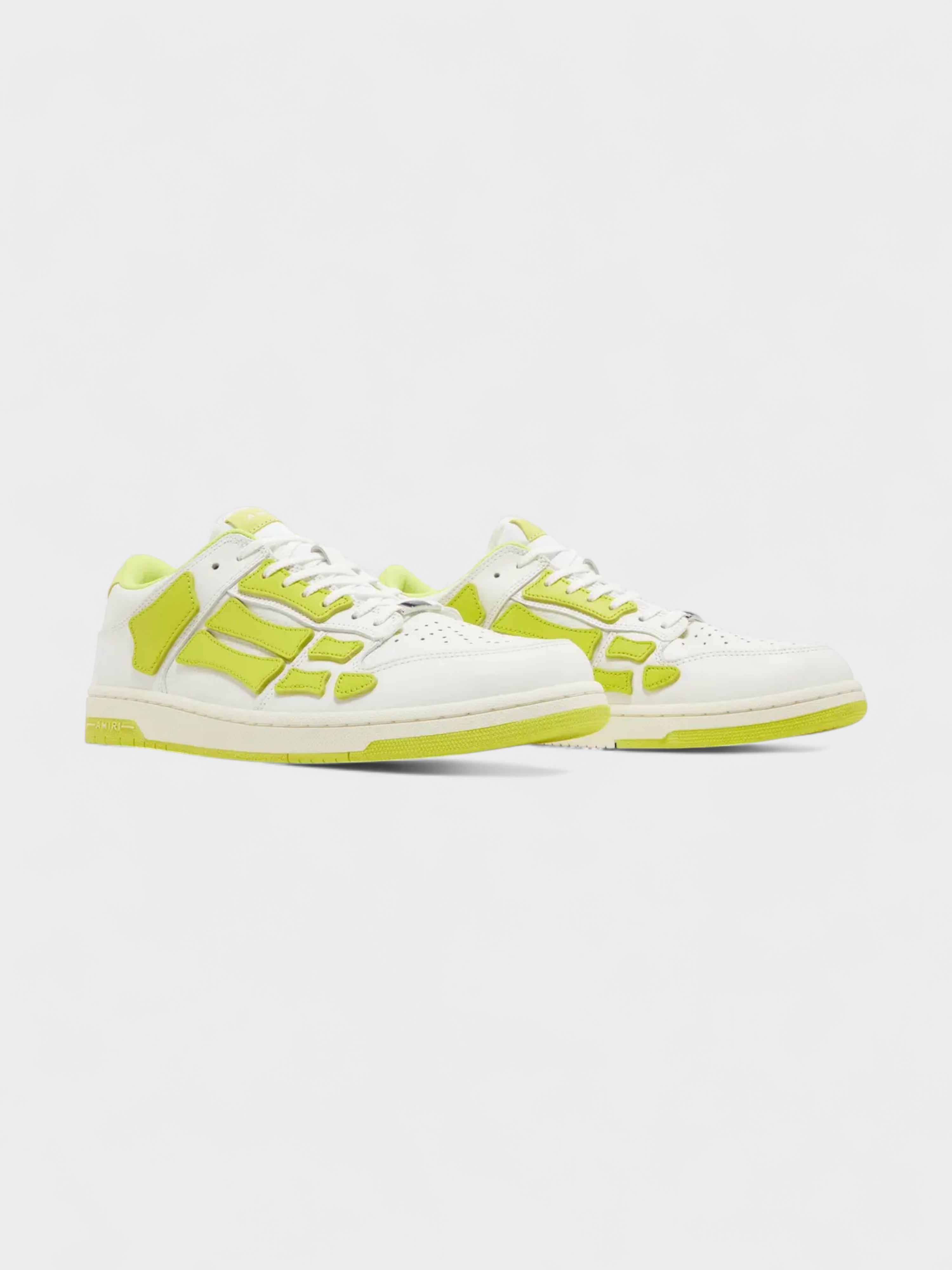 Amiri Skel Top Low White Lime