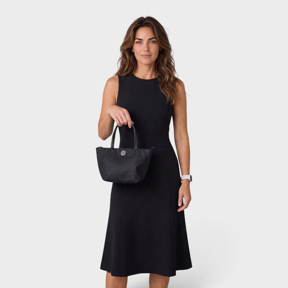 Nylon Mini Tote Black
