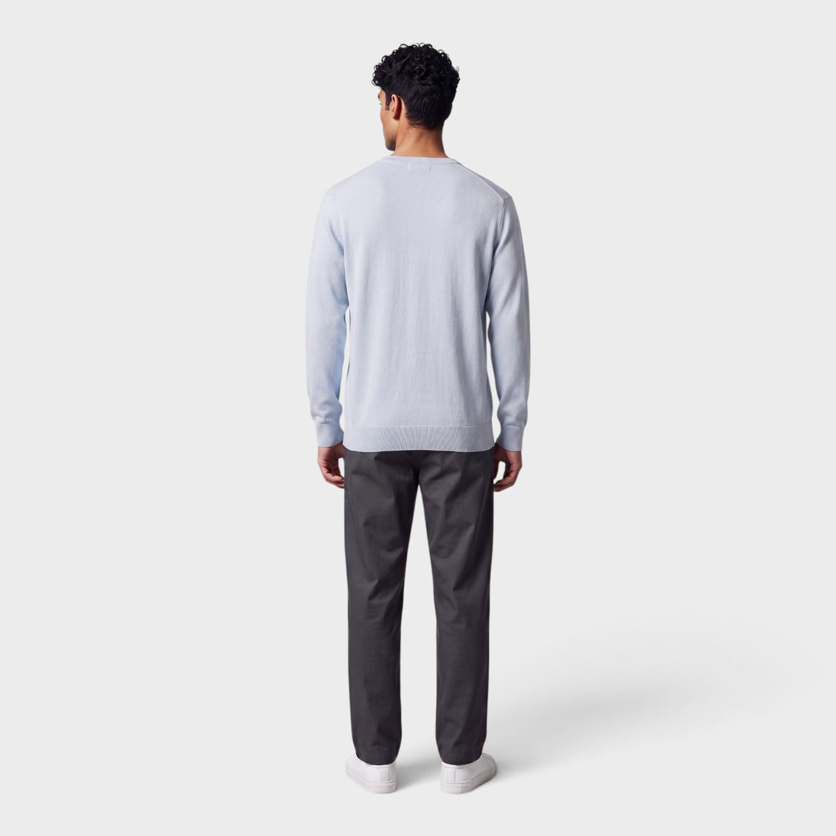 Classic Logo Crewneck Sweatshirt Fresh Blue
