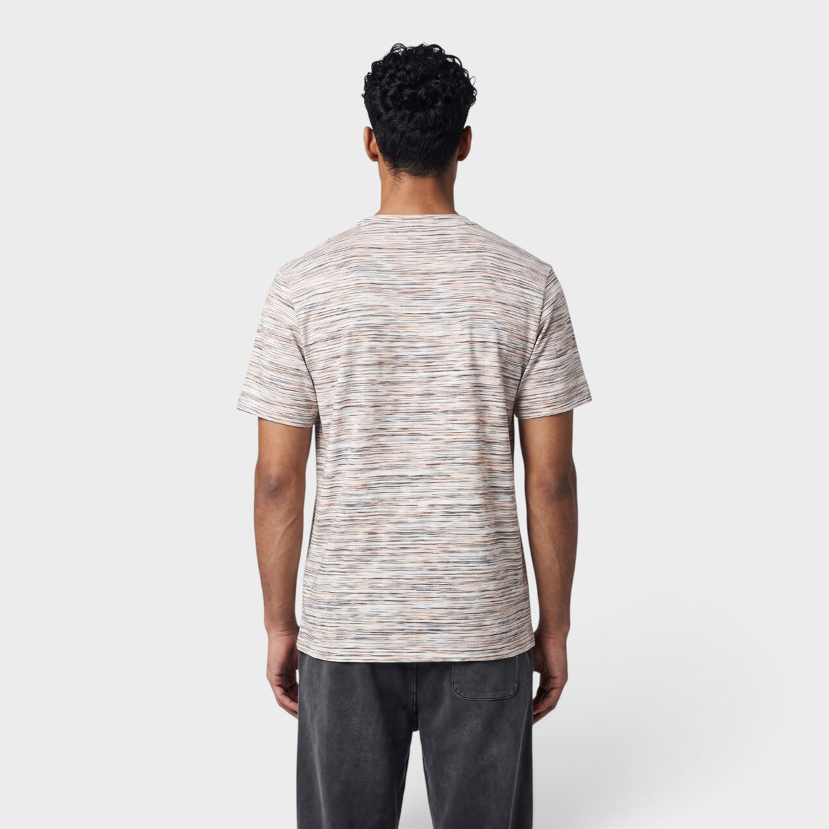 Space Dyed Short Sleeve T Shirt Multi
