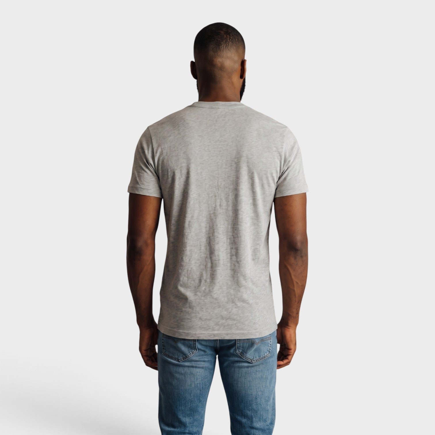Logo T-Just Divstroyed T-Shirt Grey