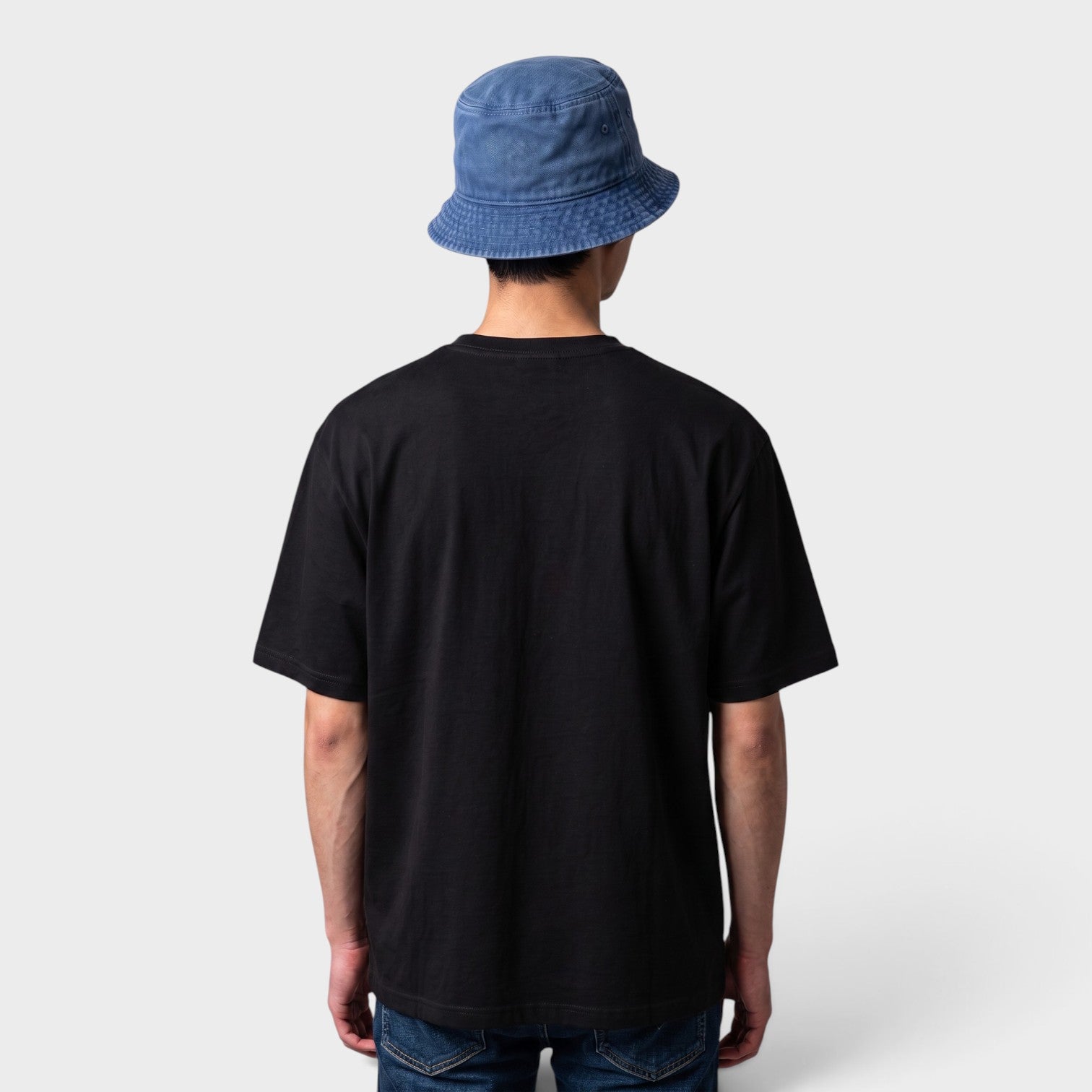 WIP Garrison Bucket Hat Stone Dyed Blue