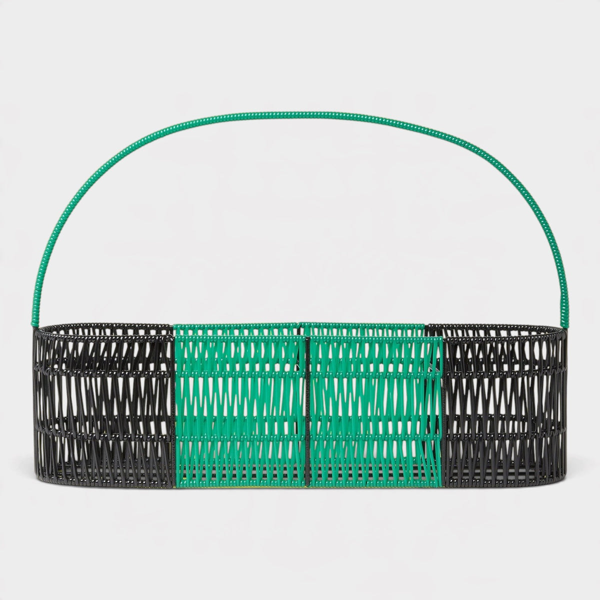 Storage Basket Moss Green Black