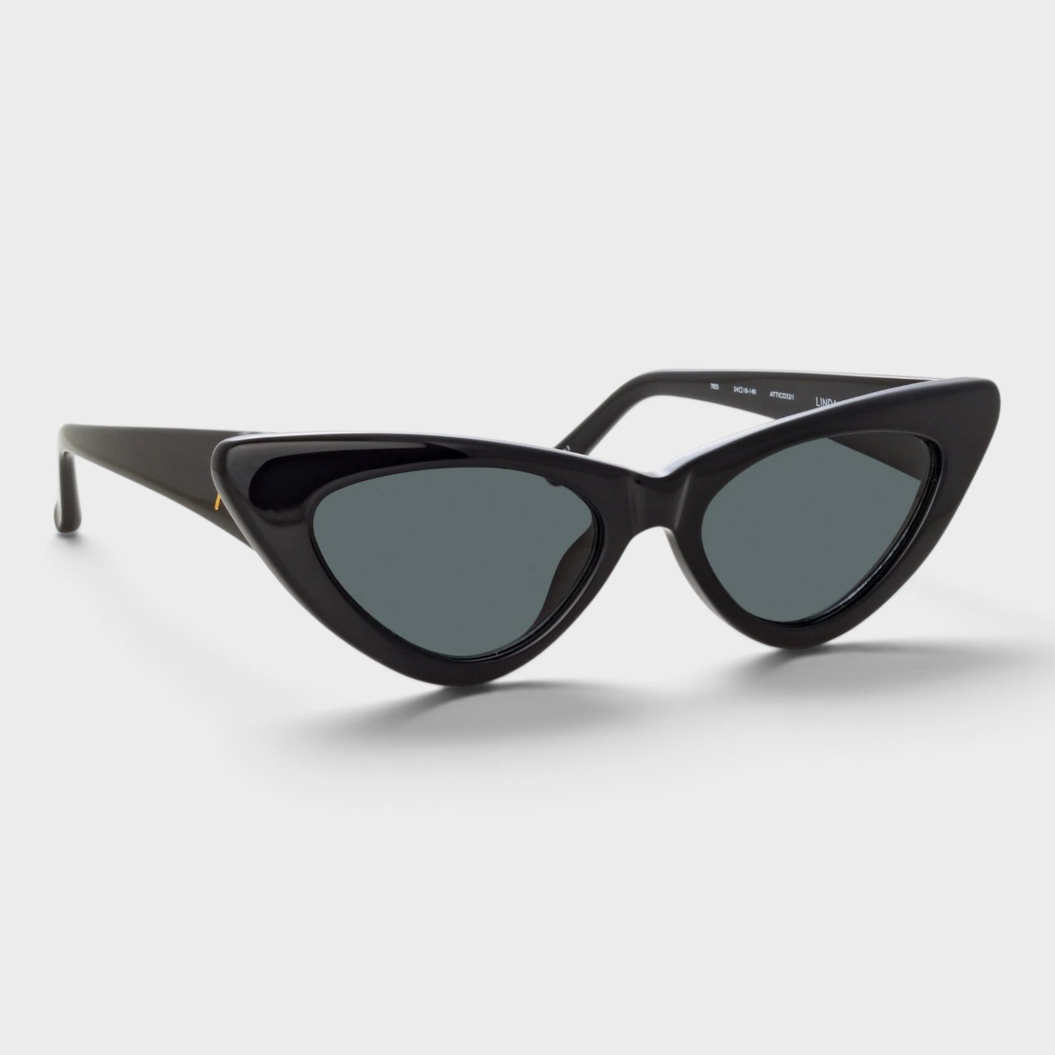Linda Farrow Dora Cat-Eye Sunglasses Black