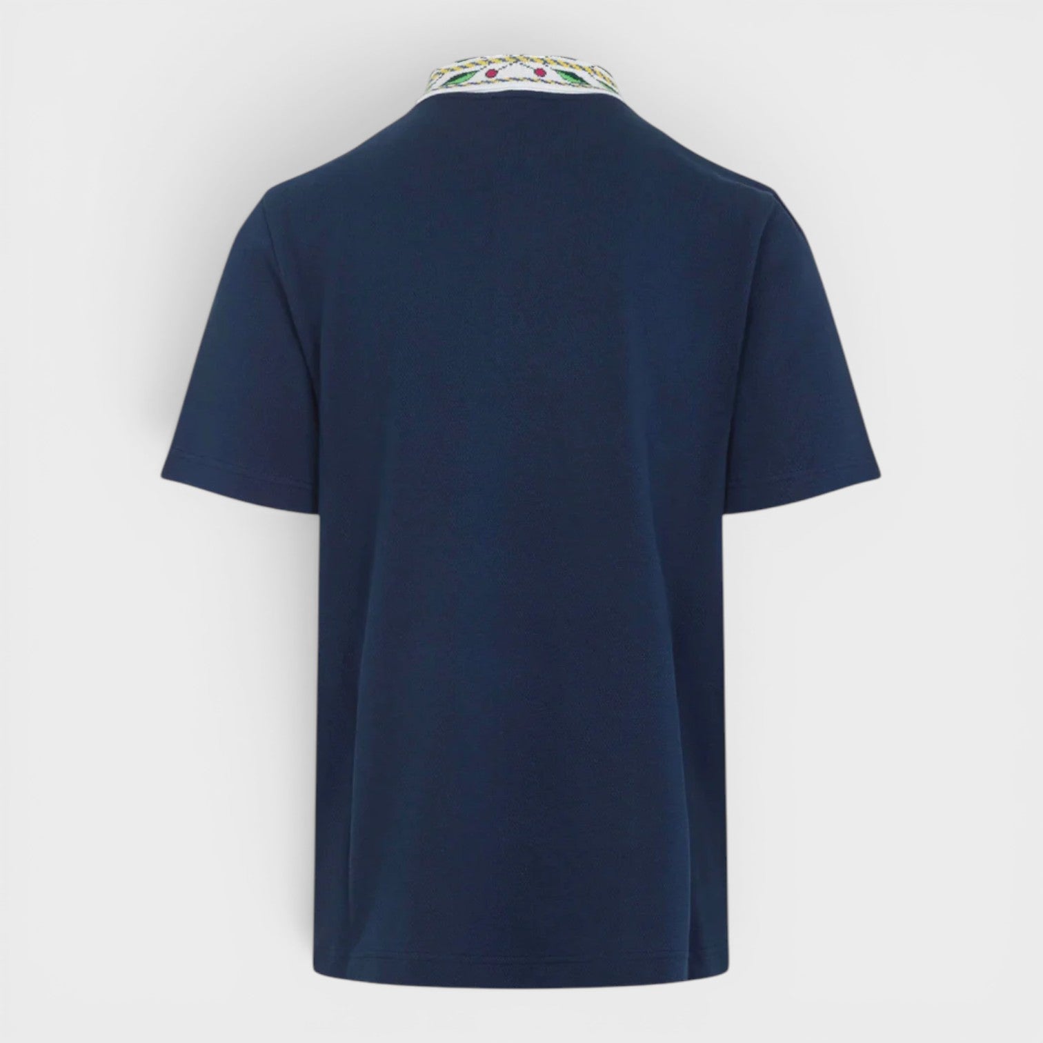 Classic Laurel Pique Polo Navy