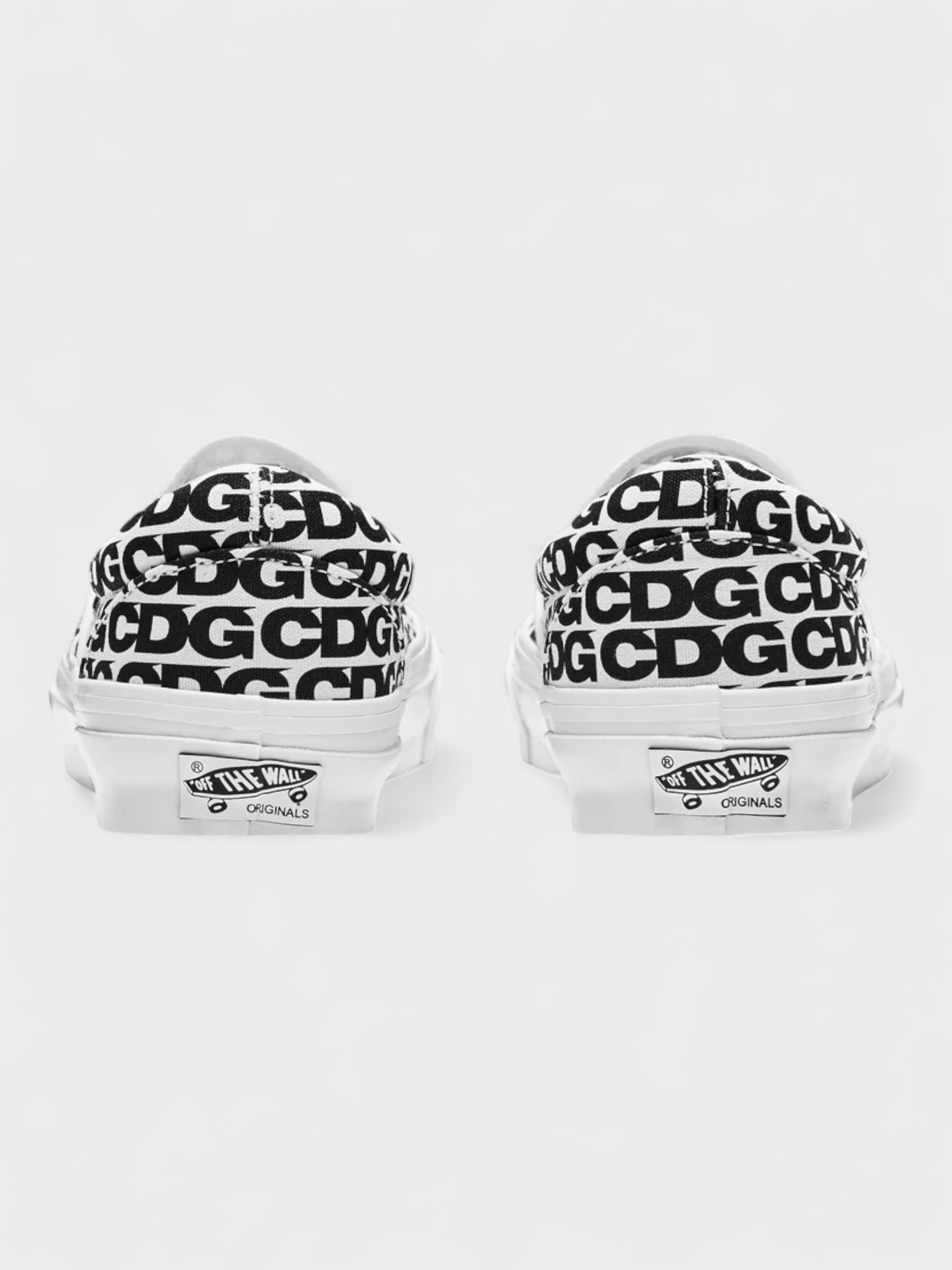 Vans Vault Slip-On LX Comme des Garcons White Black