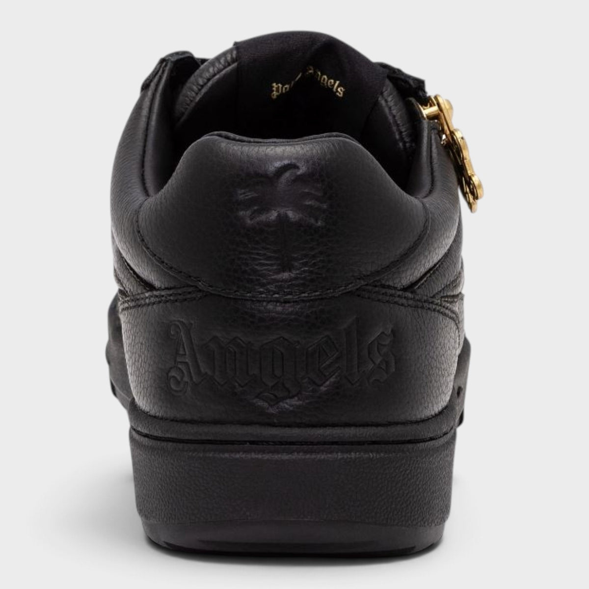 PA Side Zip University Sneakers Black Gold