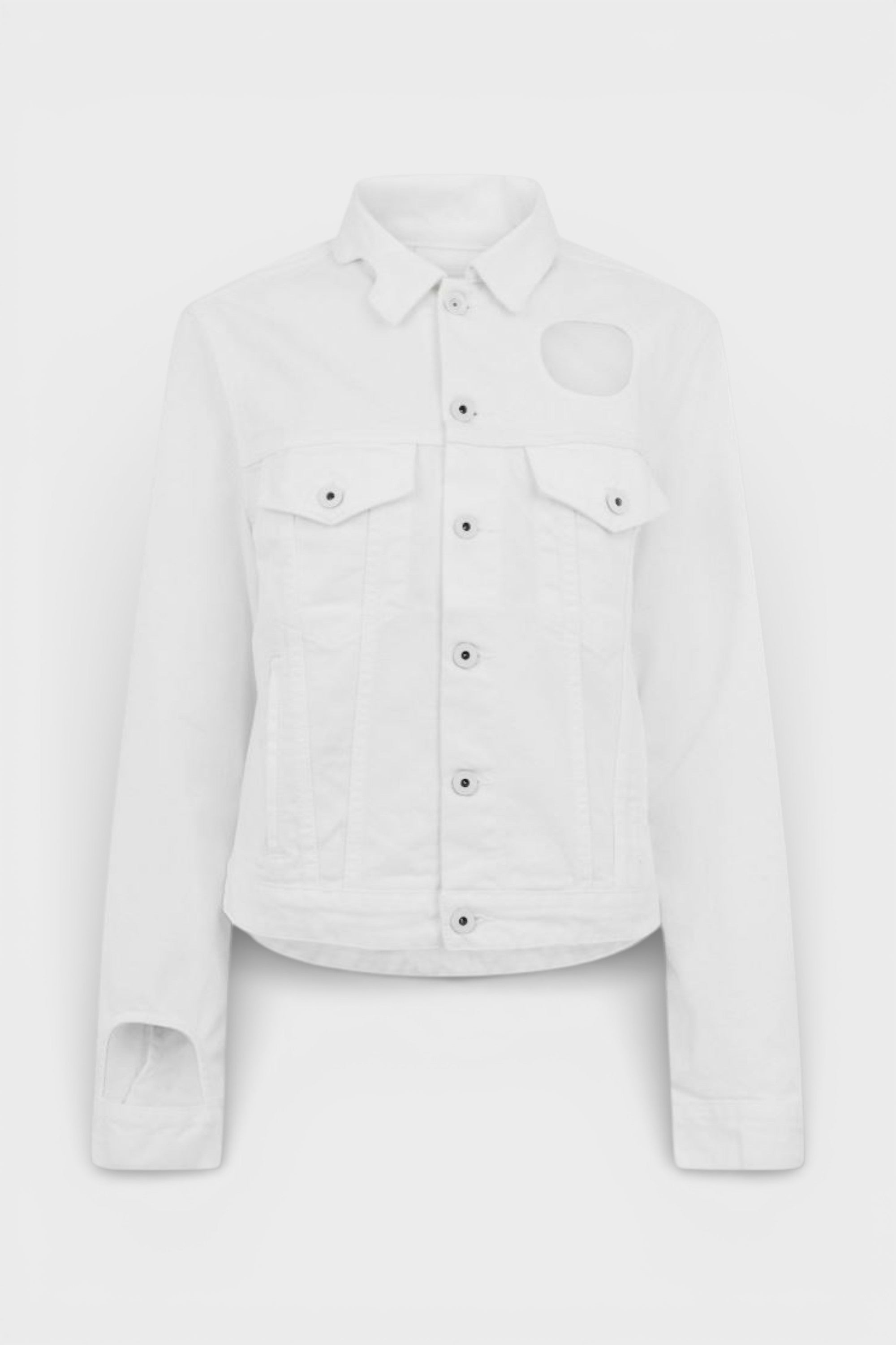 Off-White Meteor Hole Jacket White