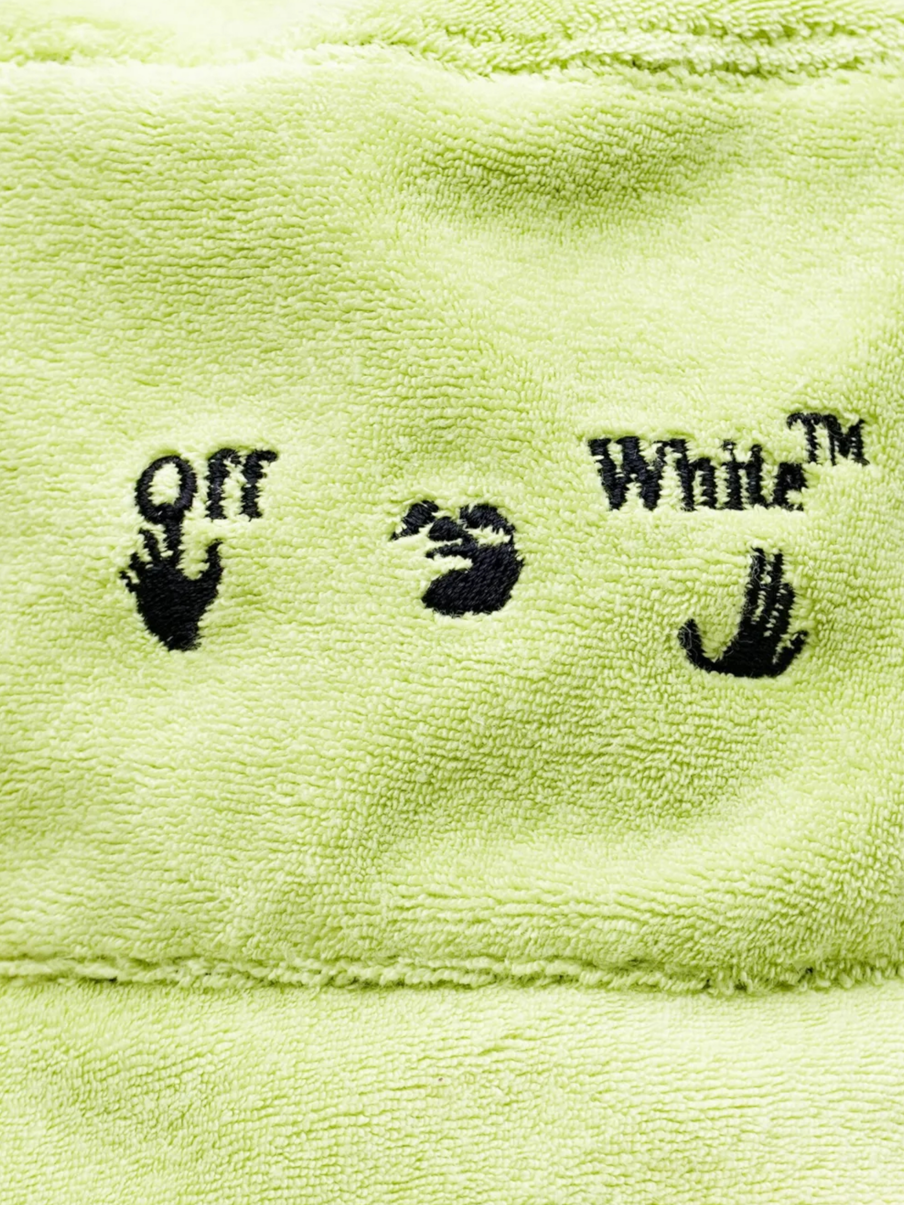 Off-White Women's Bucket Hat Yellow Fluo