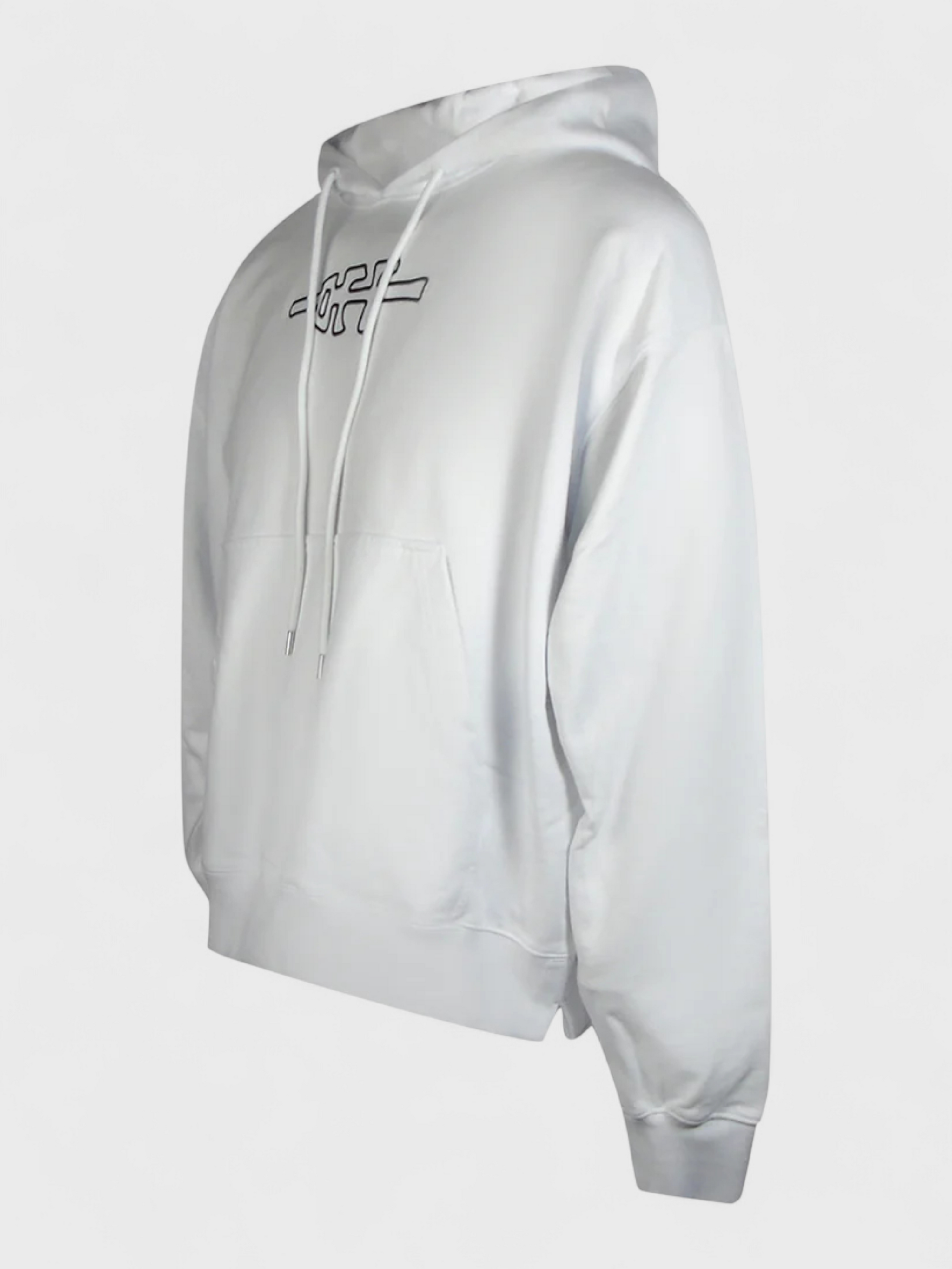 Off-White Mens Hoodies Off Line Skate Hoodie White