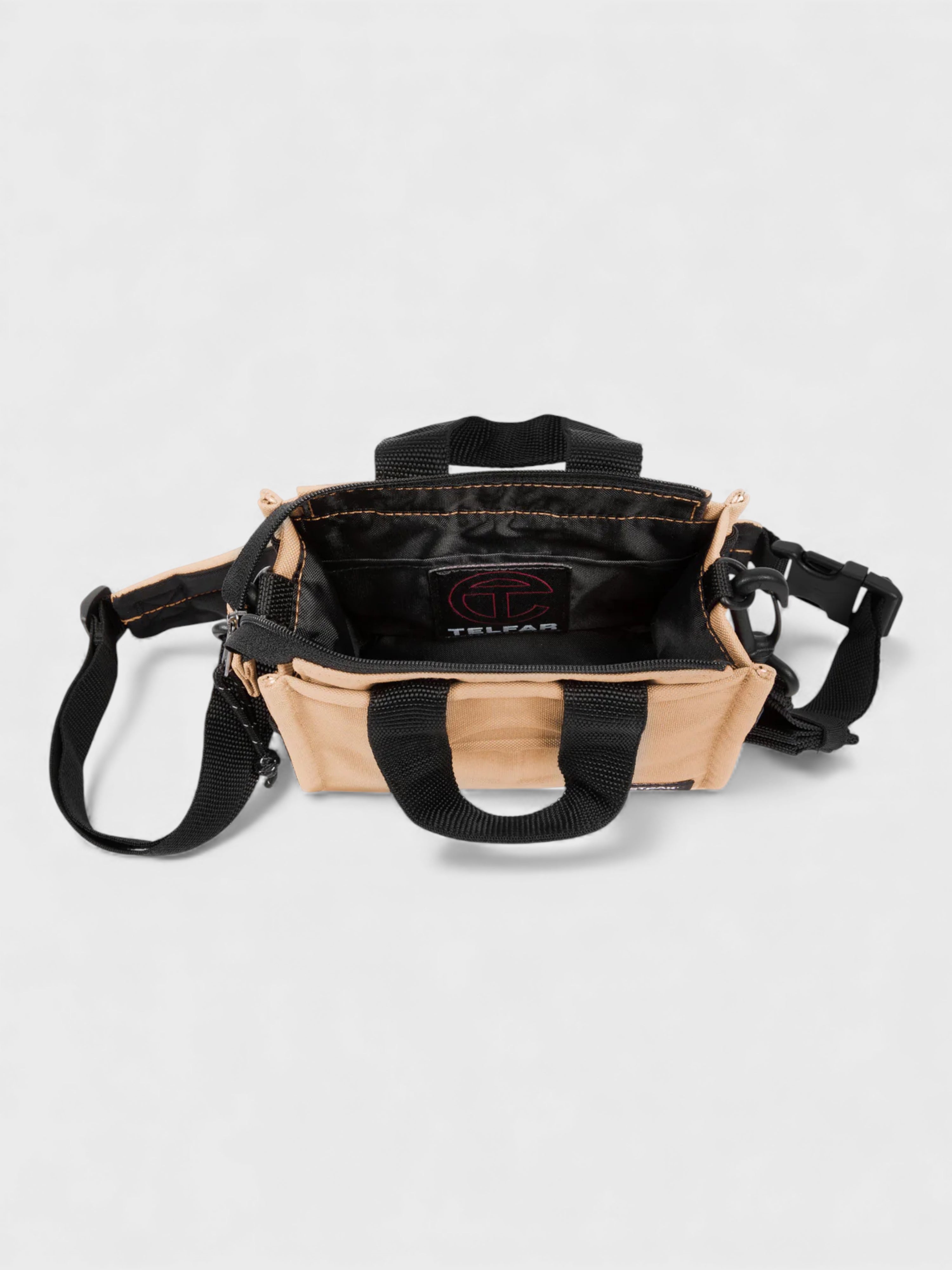 Telfar Shopper Small Crossbody Shoulder Bag Khaki