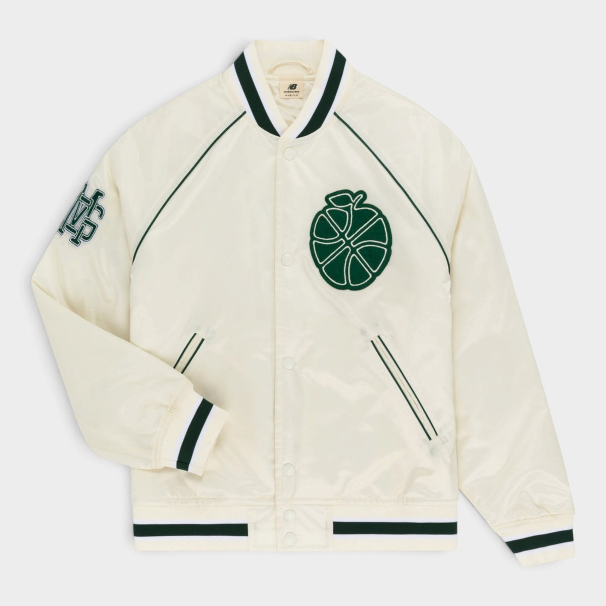 New Balance Satin Team Track Jacket Pristine