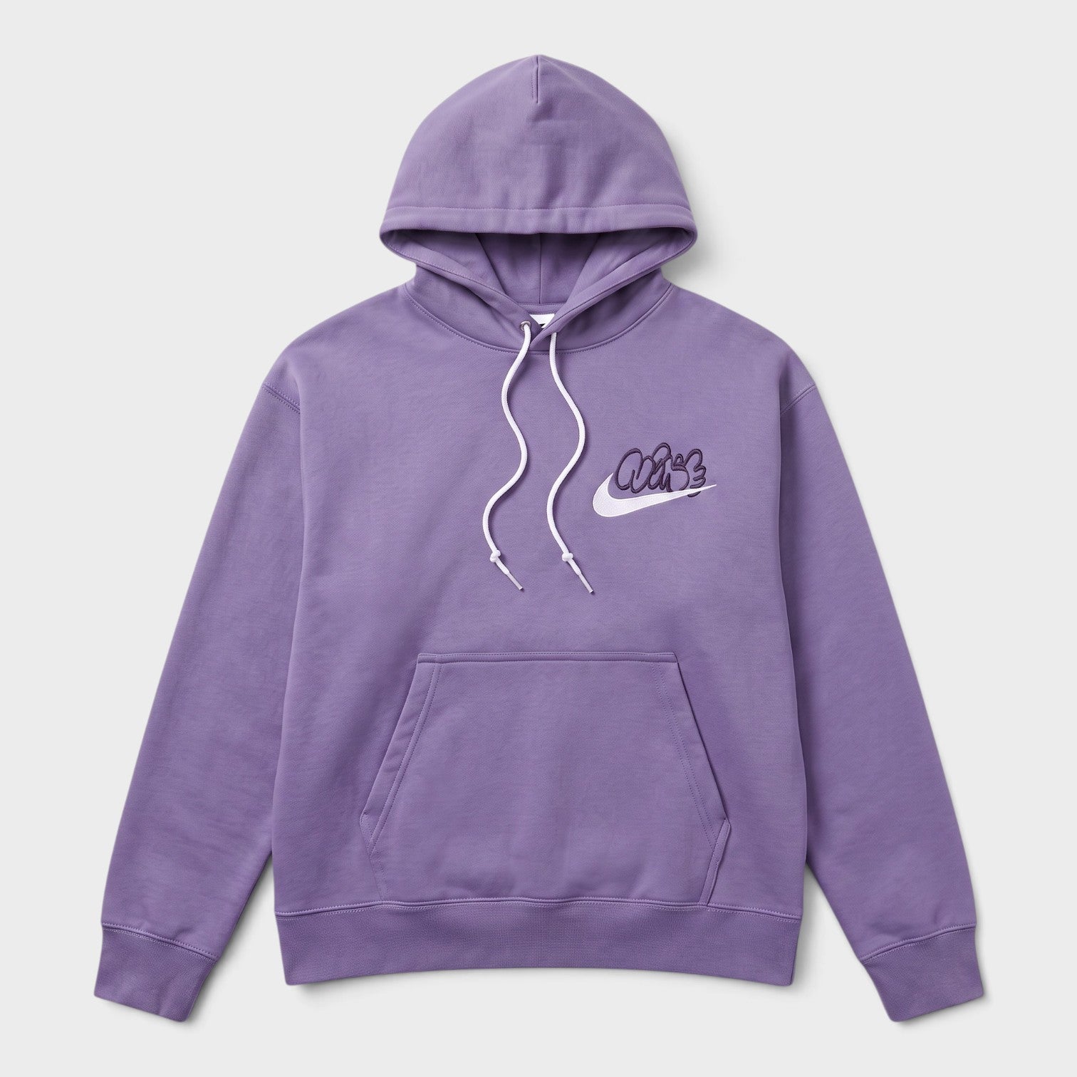 Solo Swoosh Graphic Hoodie Purple