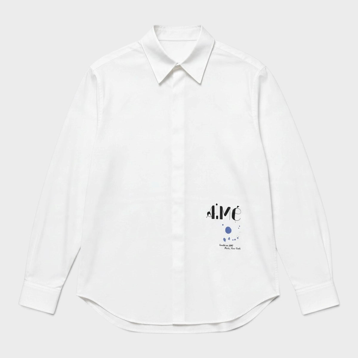 Printed Studio Shirt Bright White