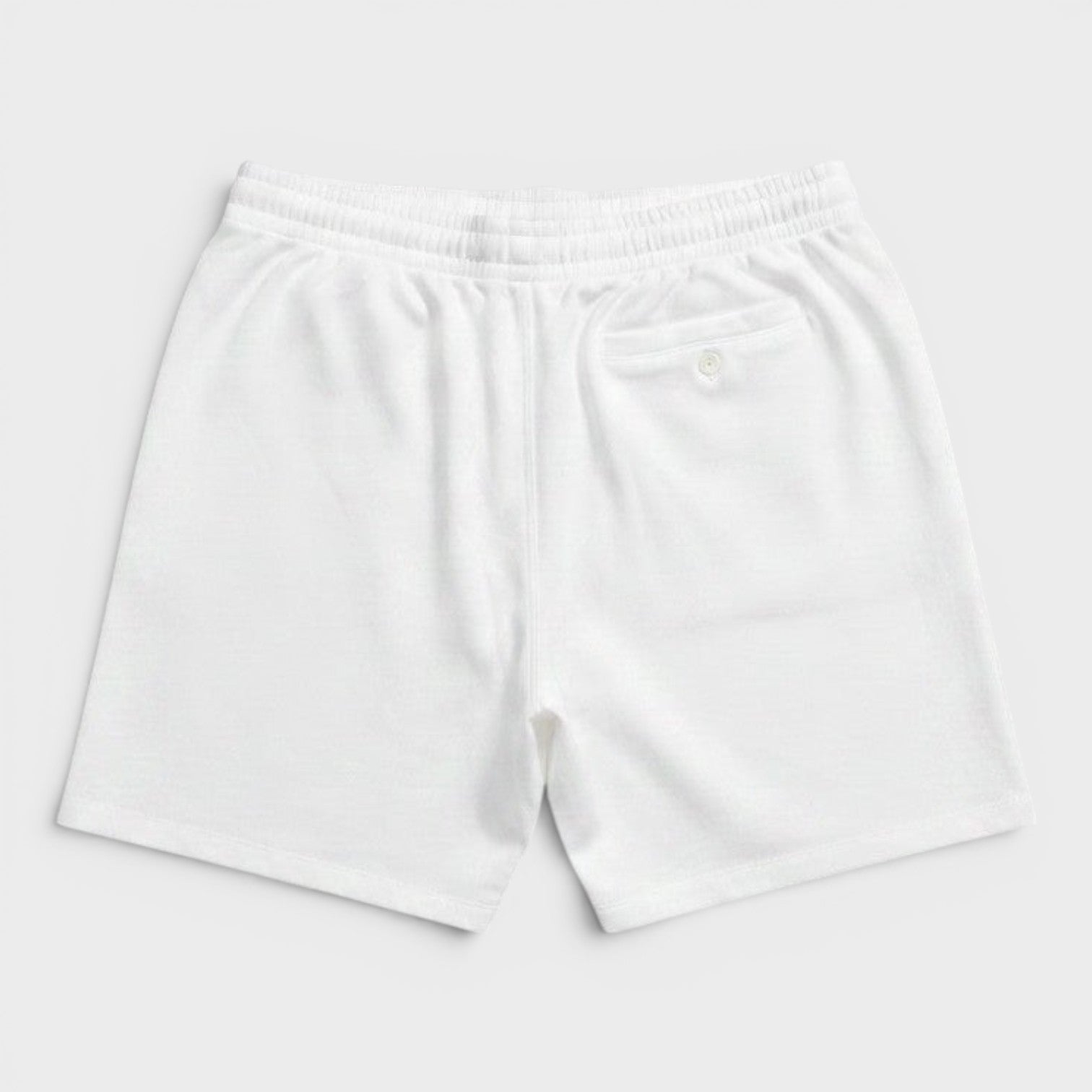 Polo Drawstring Sweatshorts White
