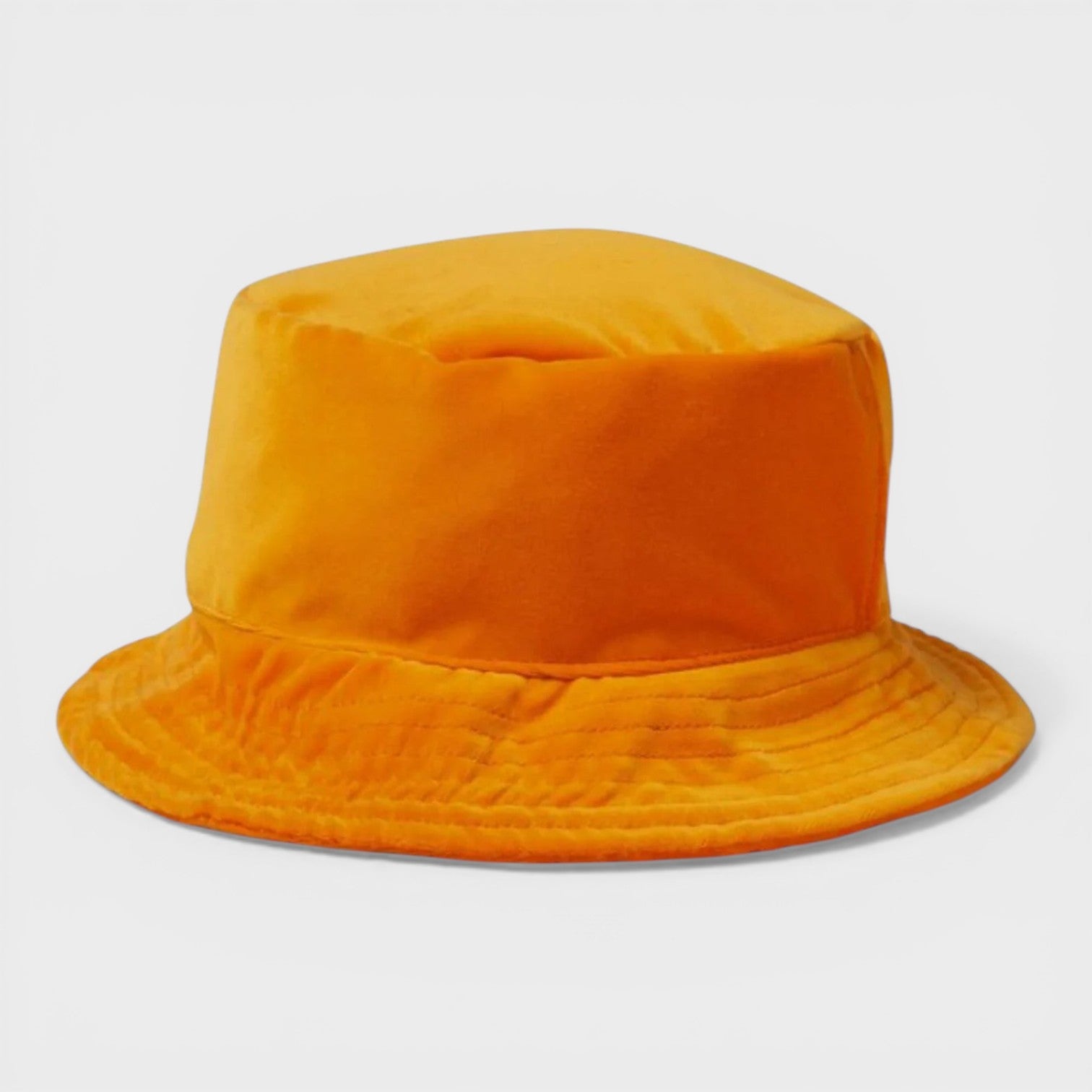 Velvet Bucket Hat Orange