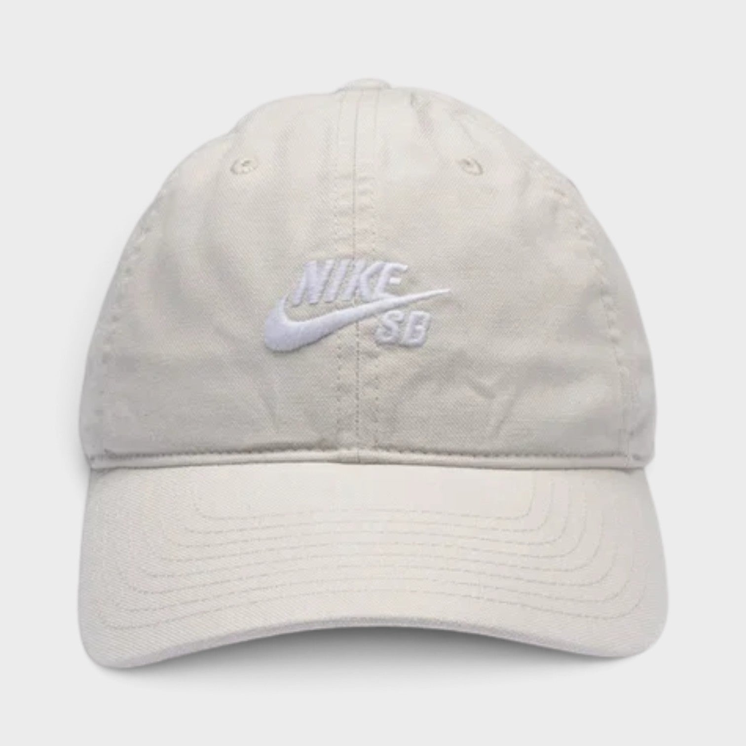 SB Club Unstructured Skate Cap Light Bone White