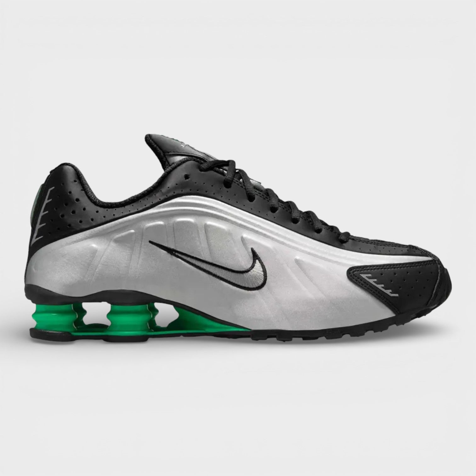 Shox R4 Green Silver Black