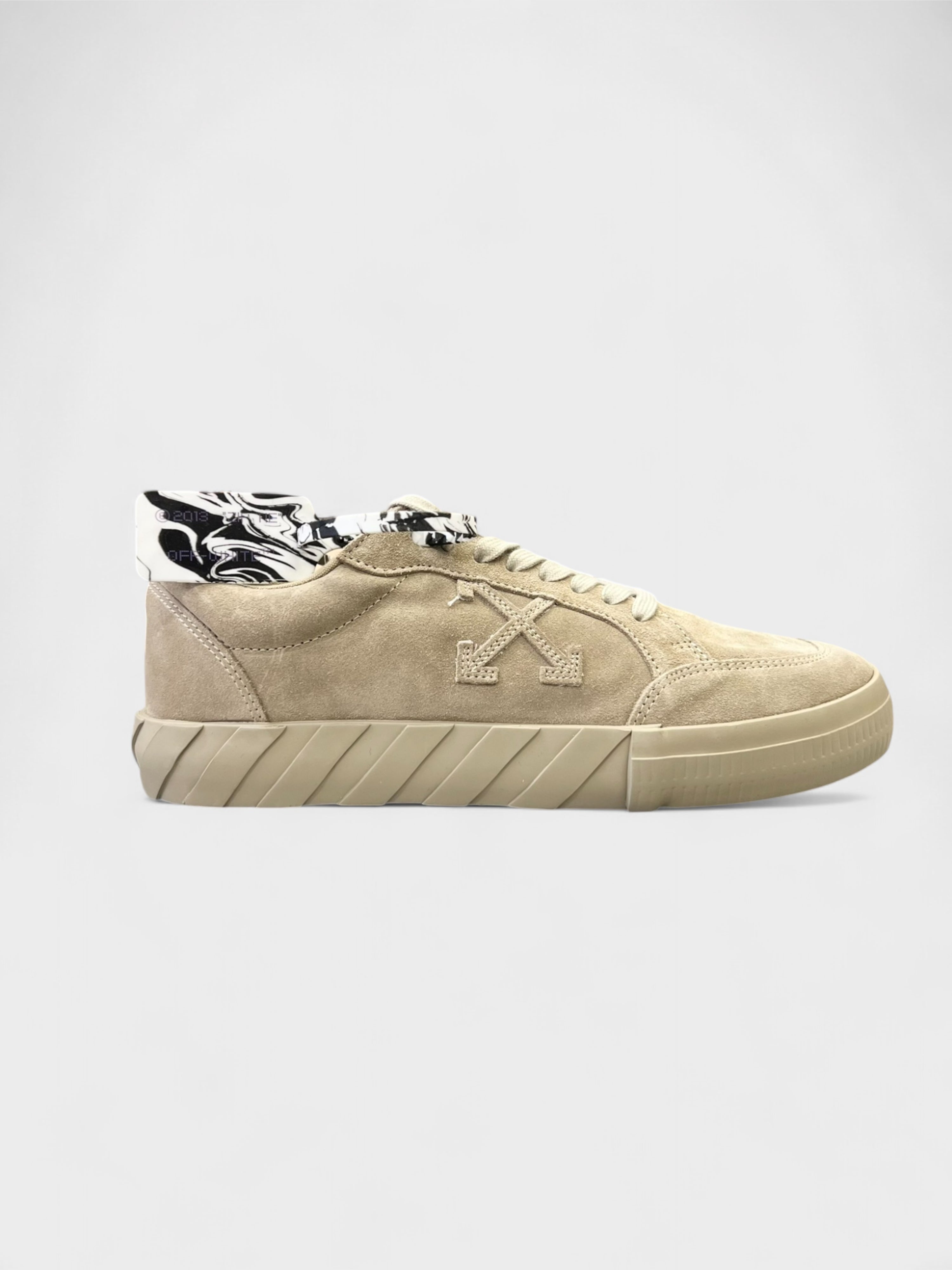 Off-White Vulc Low Cow Suede Biege