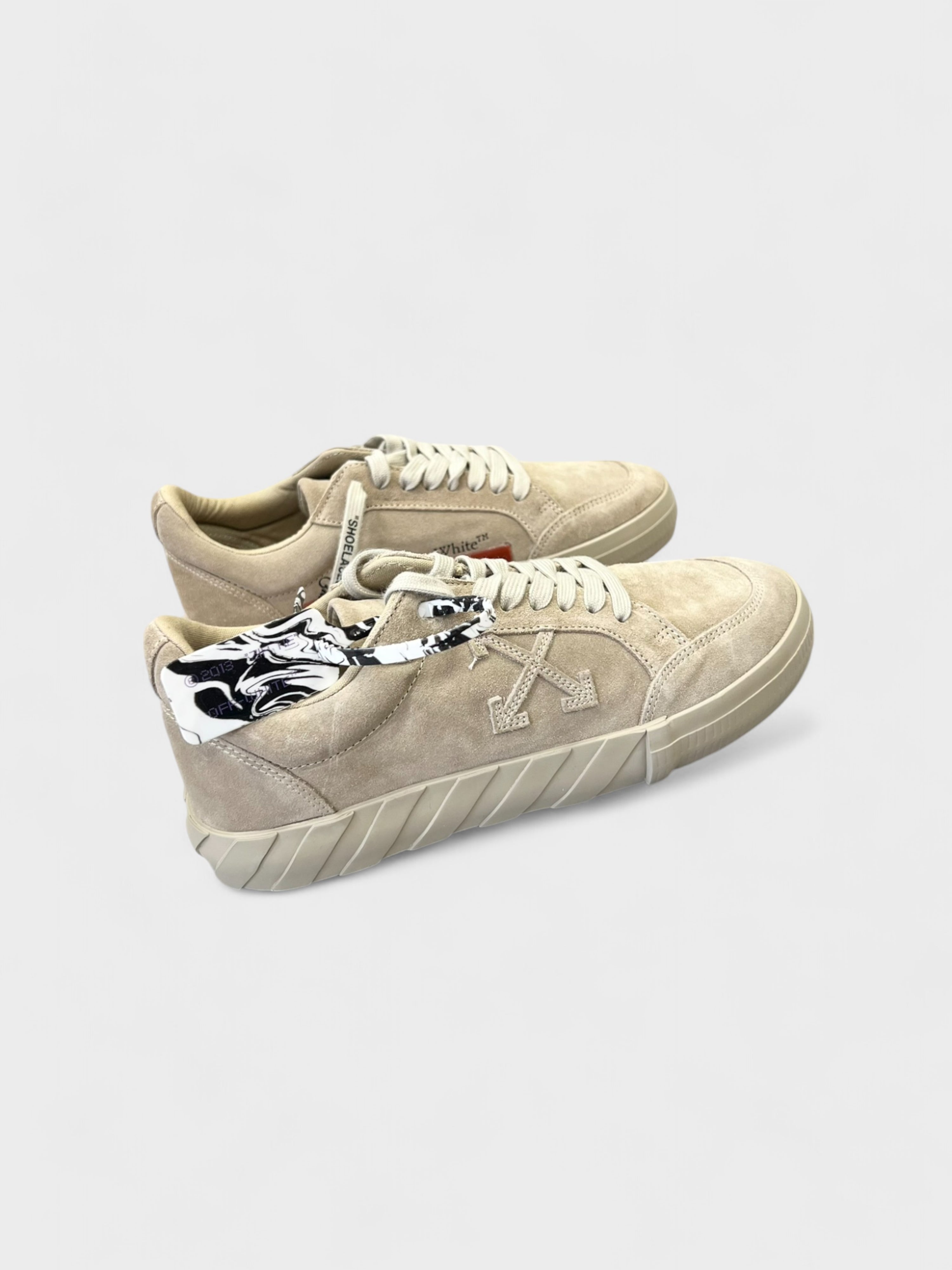 Off-White Vulc Low Cow Suede Biege