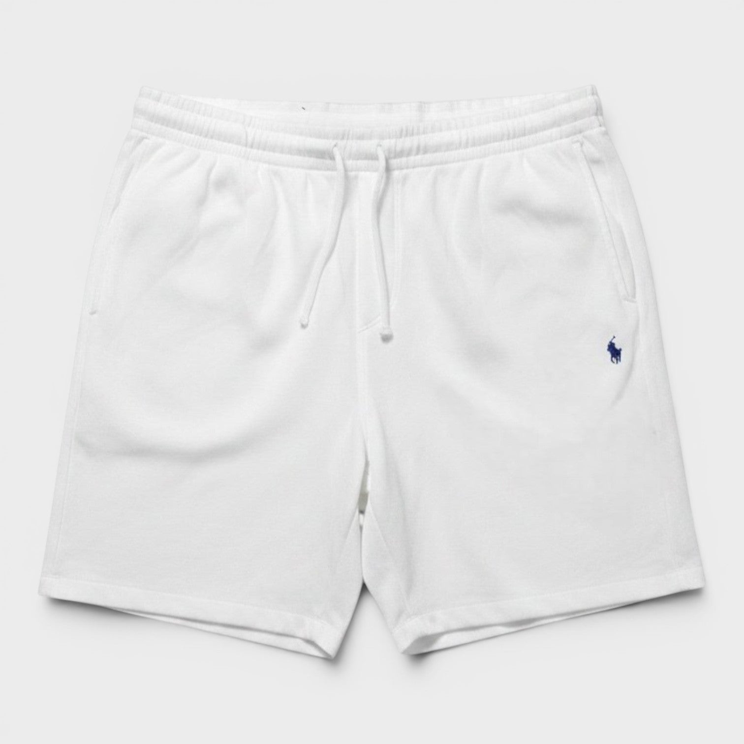 Polo Drawstring Sweatshorts White