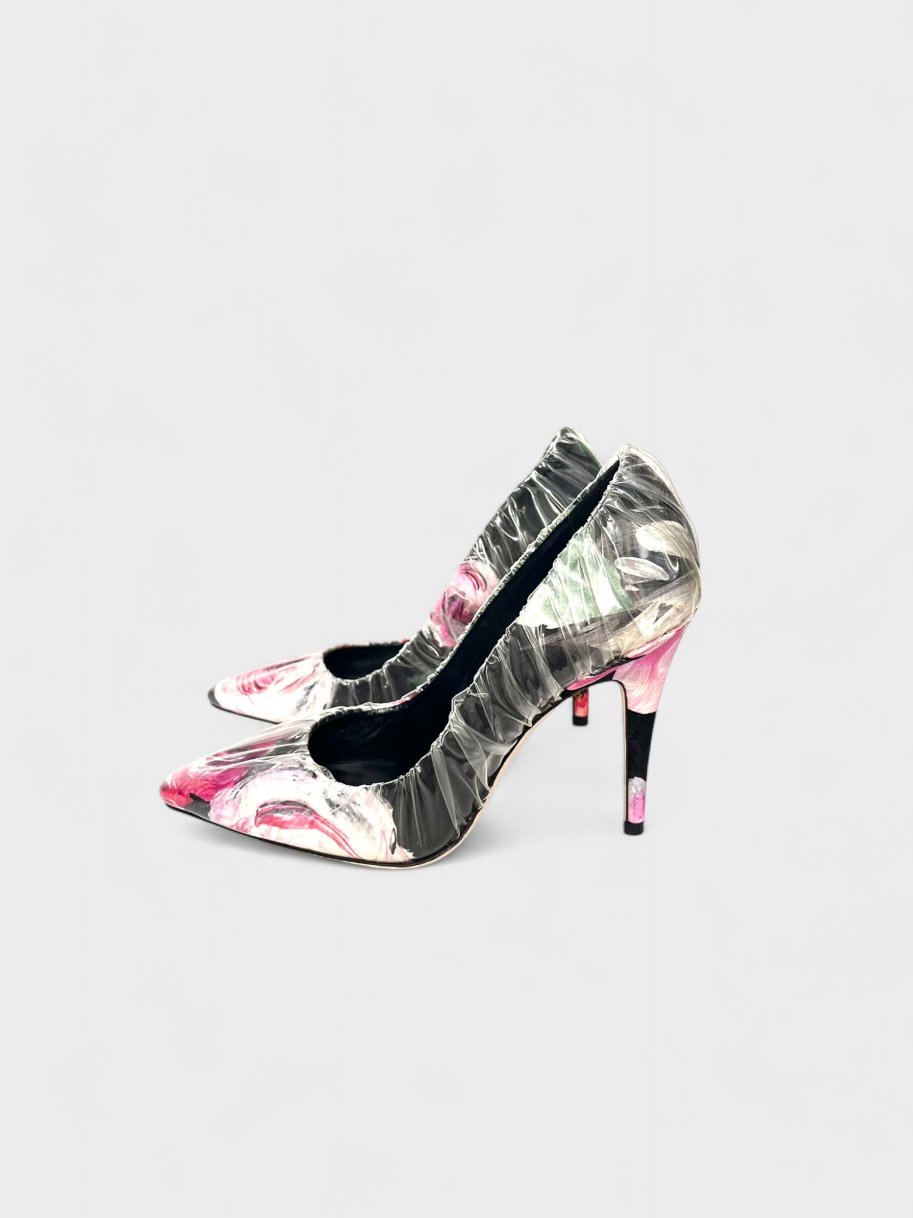 Off-White X Jimmy Choo Anne 100 Pumps Floral Pre-Loved