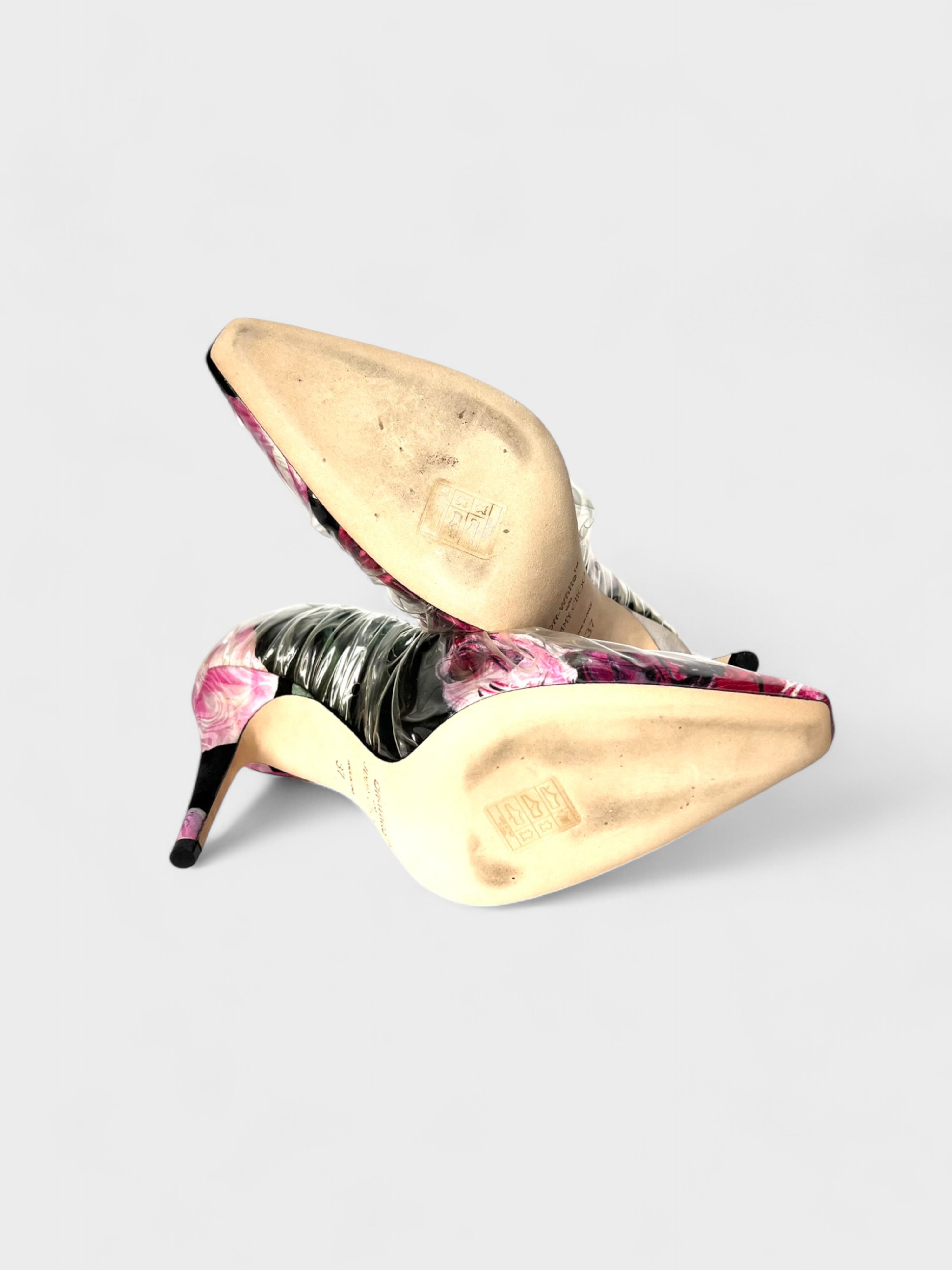 Off-White X Jimmy Choo Anne 100 Pumps Floral Pre-Loved