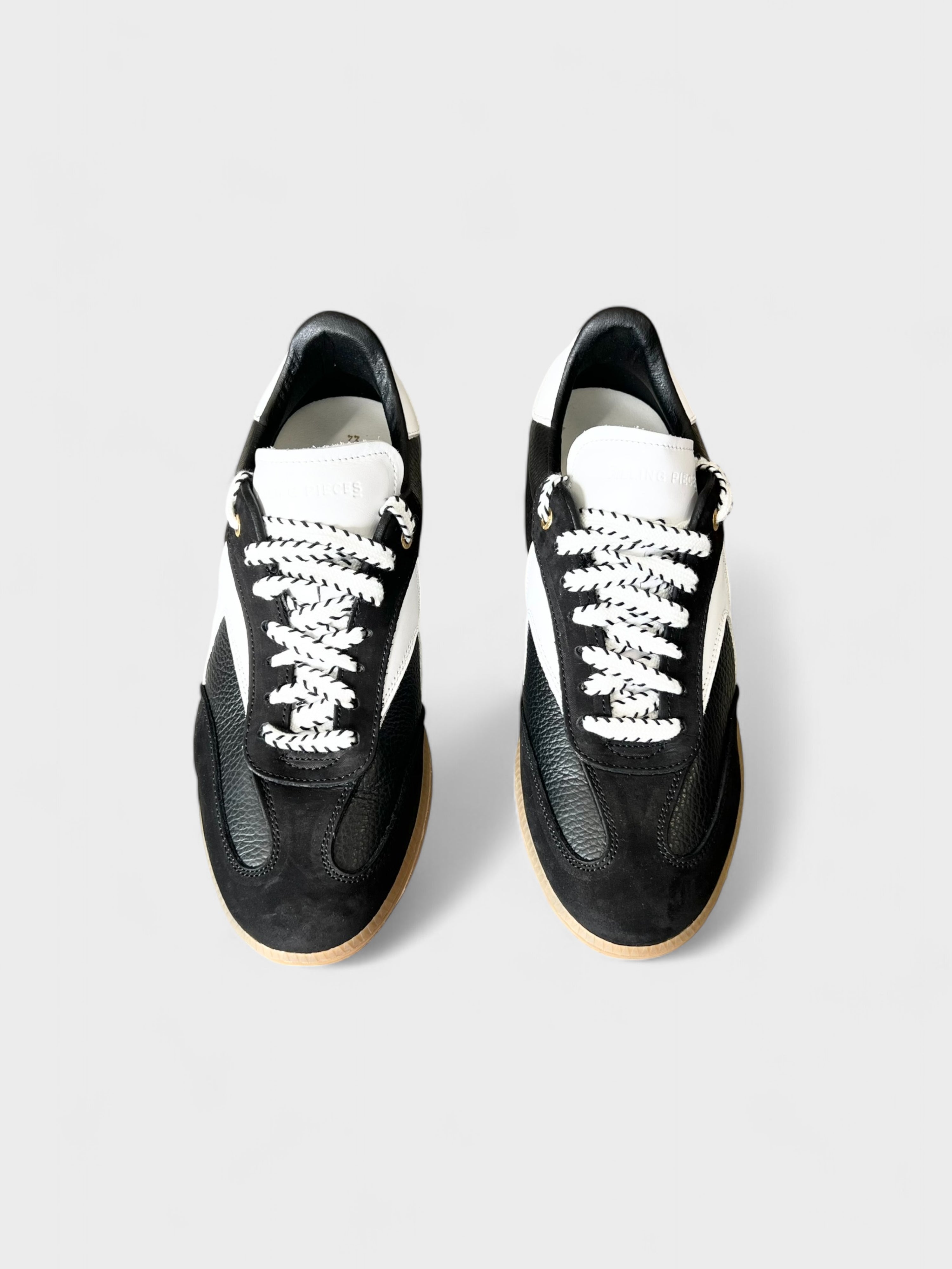 Filling Pieces Sprinter Dice Trainers Black/White