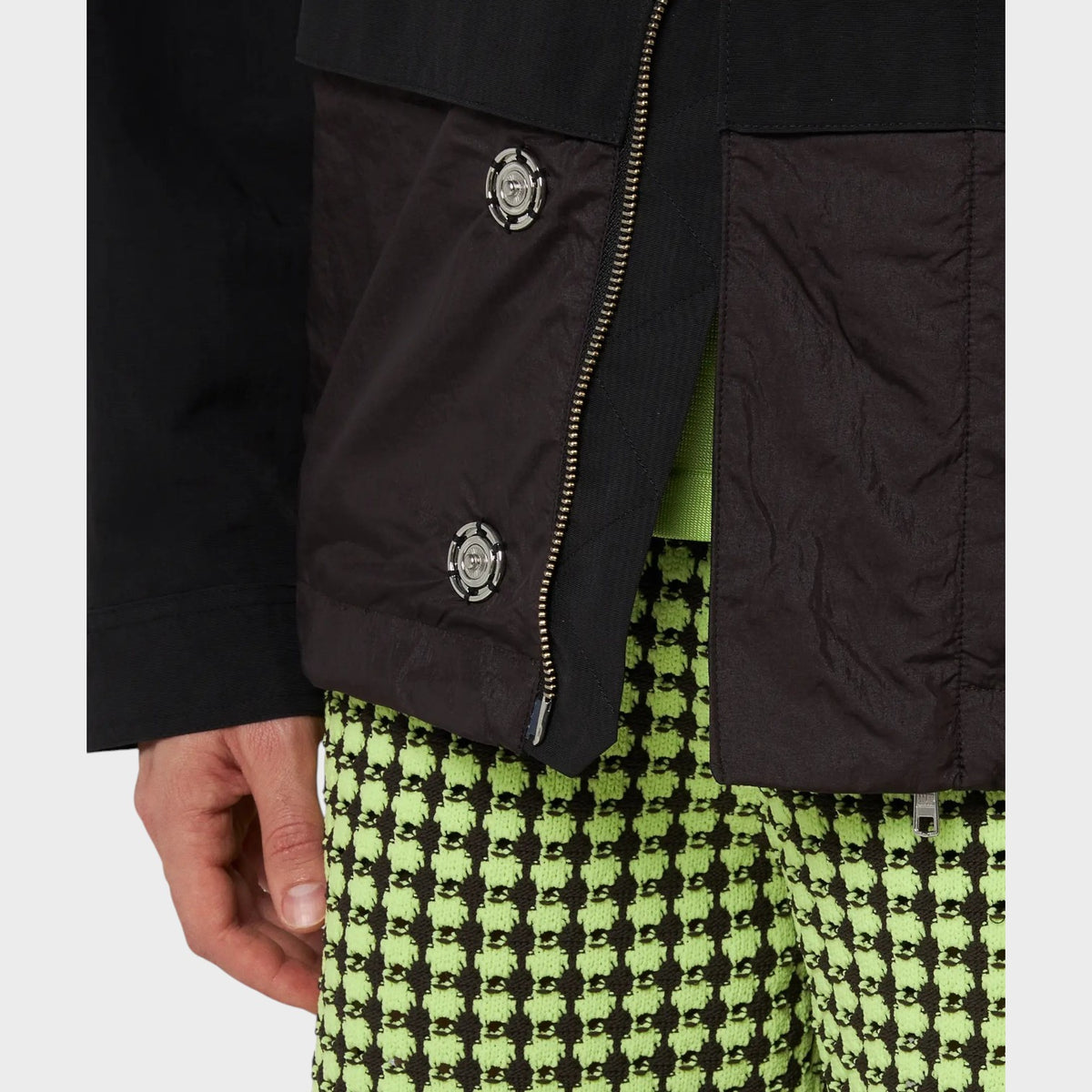 Wales Bonner Nylon Jacket Black