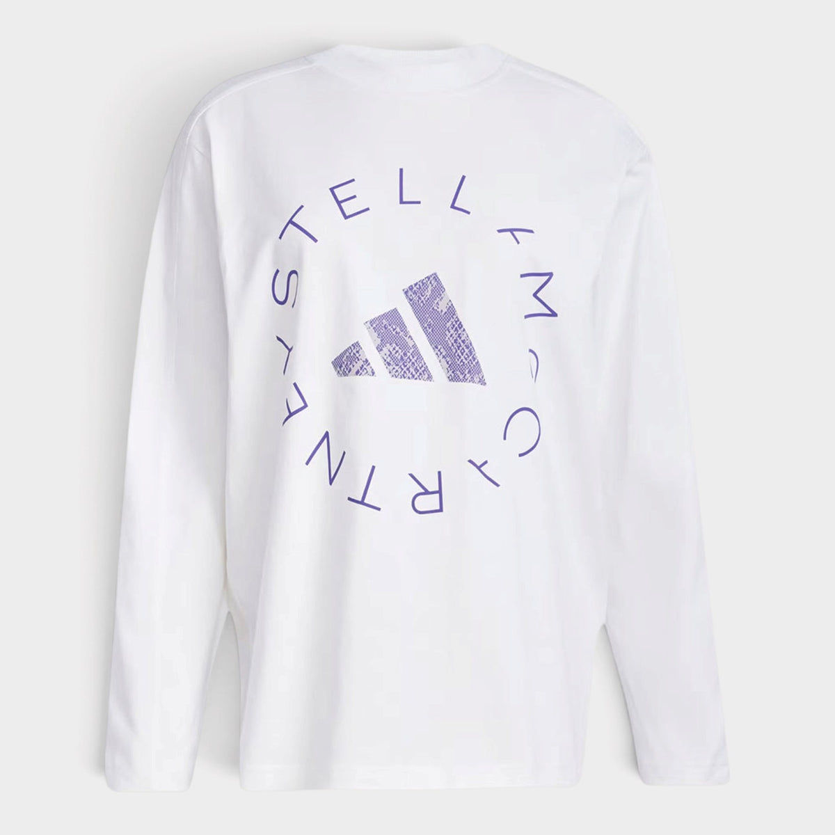 Adidas Oversized Graphic Long Sleeve Tee White