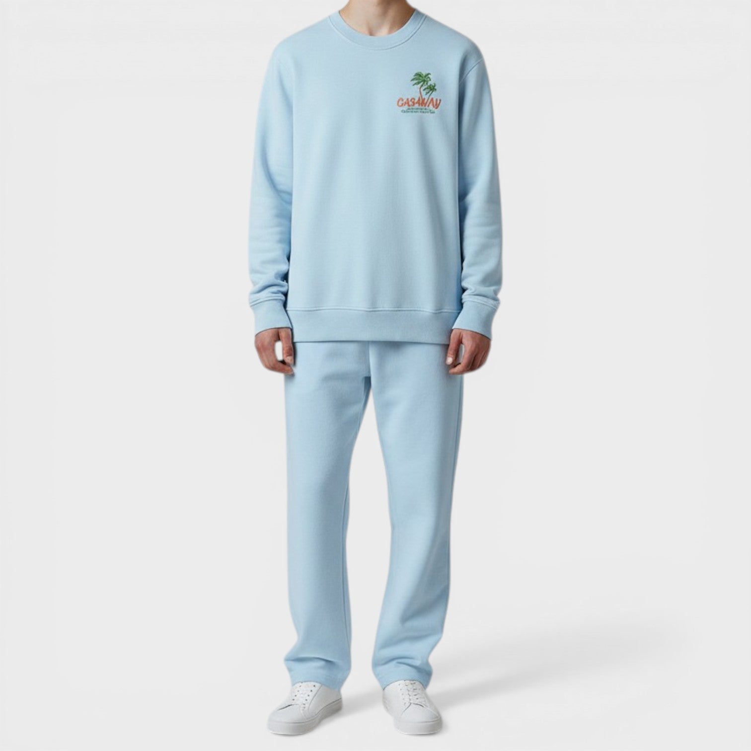 Embroidered Sweatshirt Coachella Valley Blue