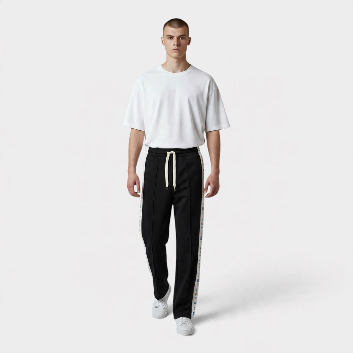 Casa Icons Tape Sweatpants Black