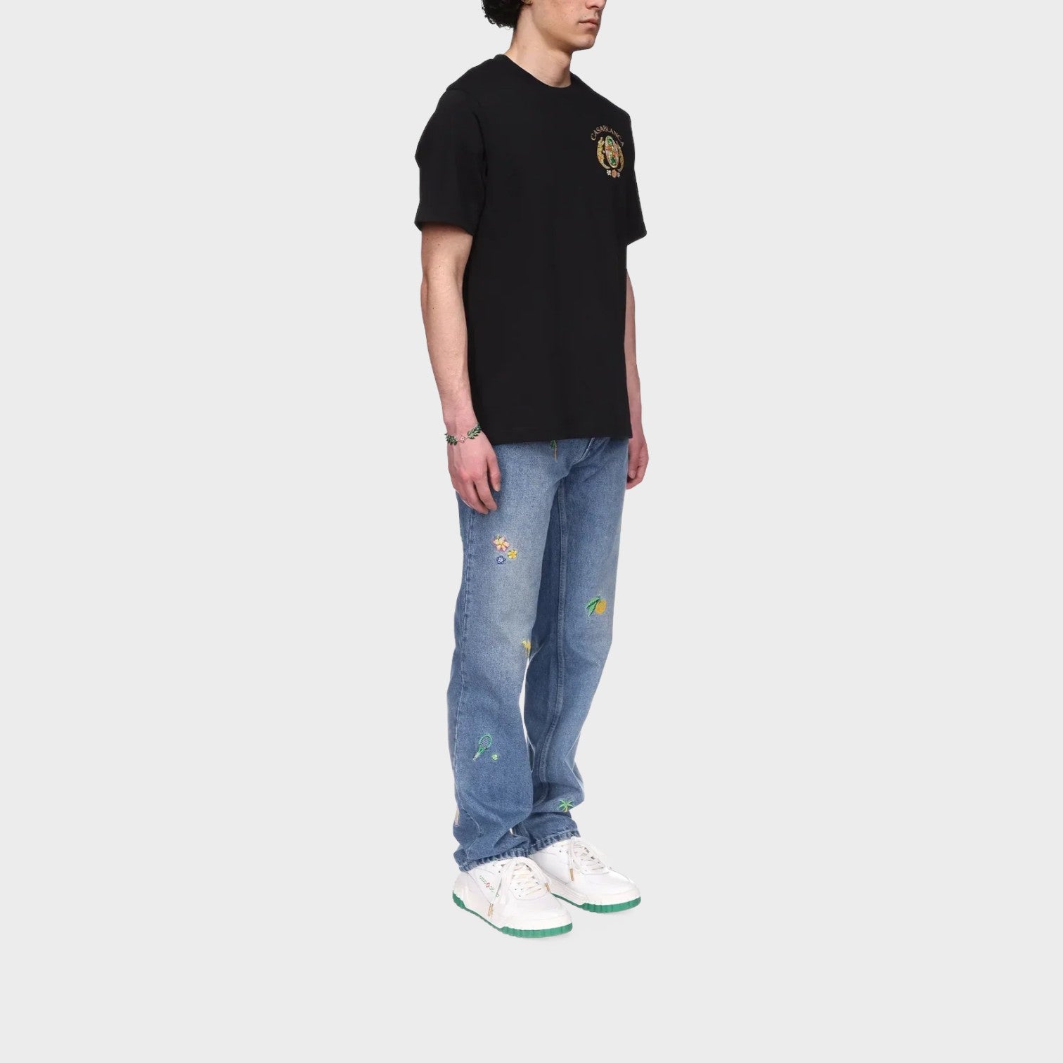 Joyaux D'Afrique Tennis Club Short Sleeve T-Shirt Black