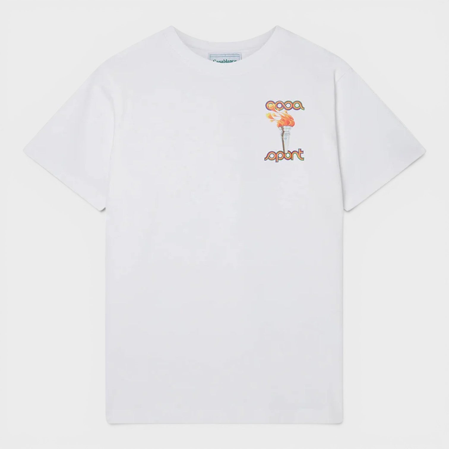 La Flamme Du Sport Printed T-Shirt White
