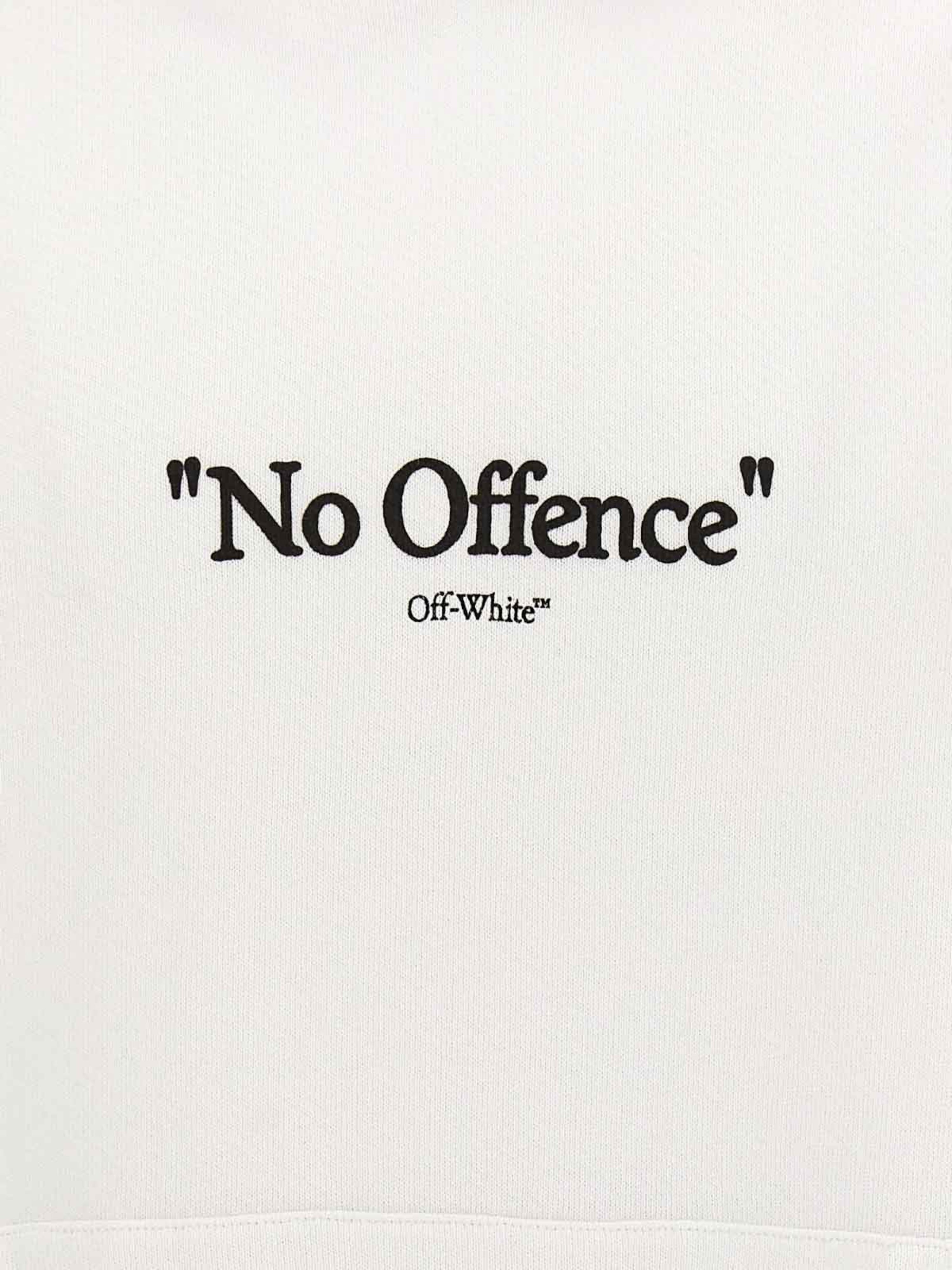 Off-White No Offence Over Hoodie White