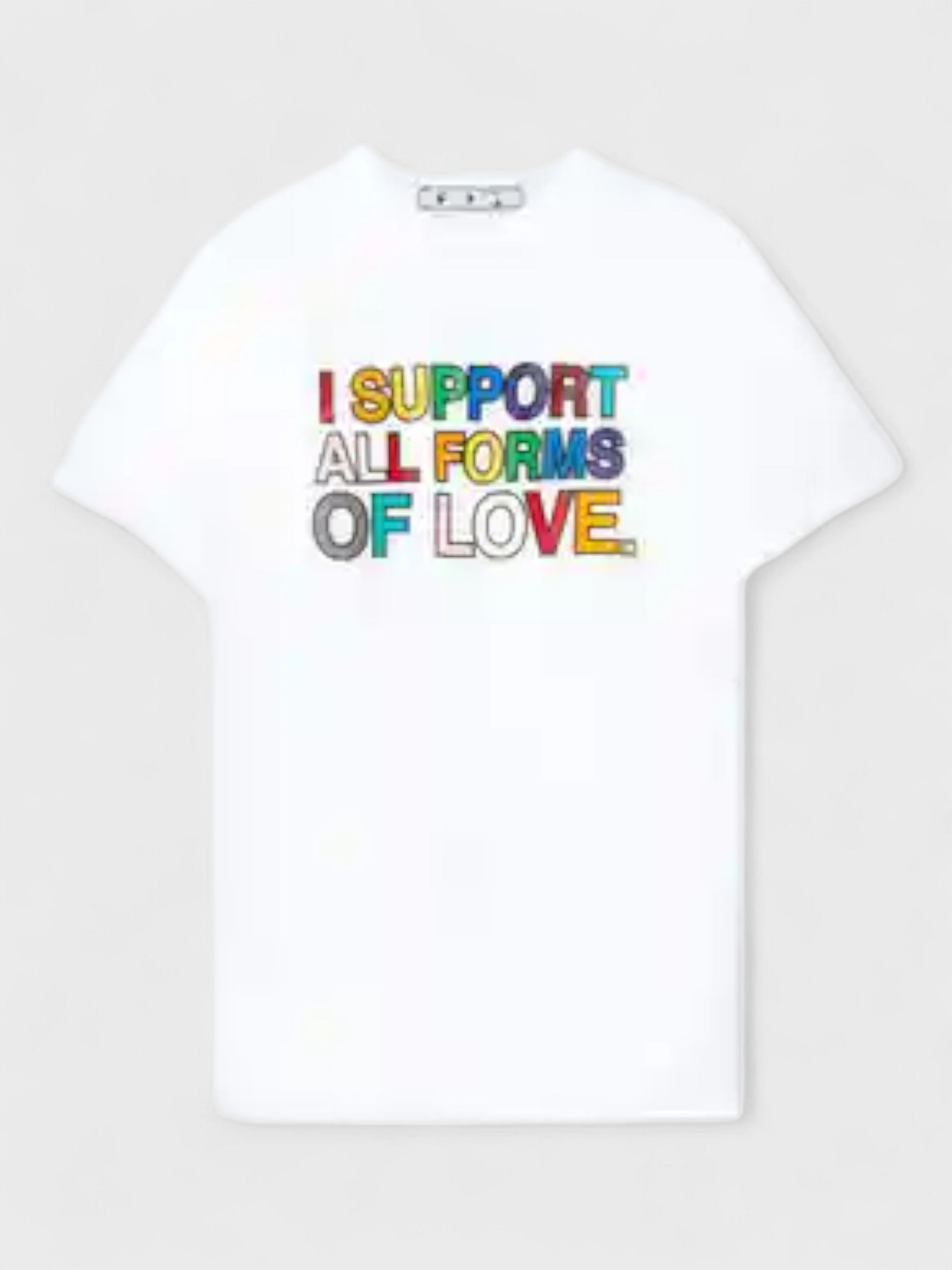 Off-White T-Shirts Pride White