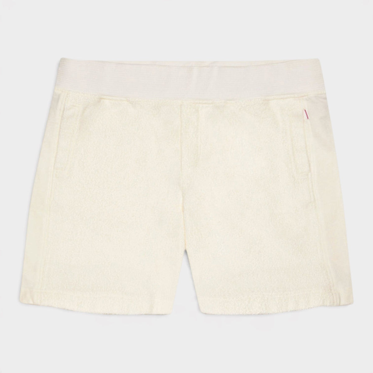 Afador Mix Texture Shorts White Sand